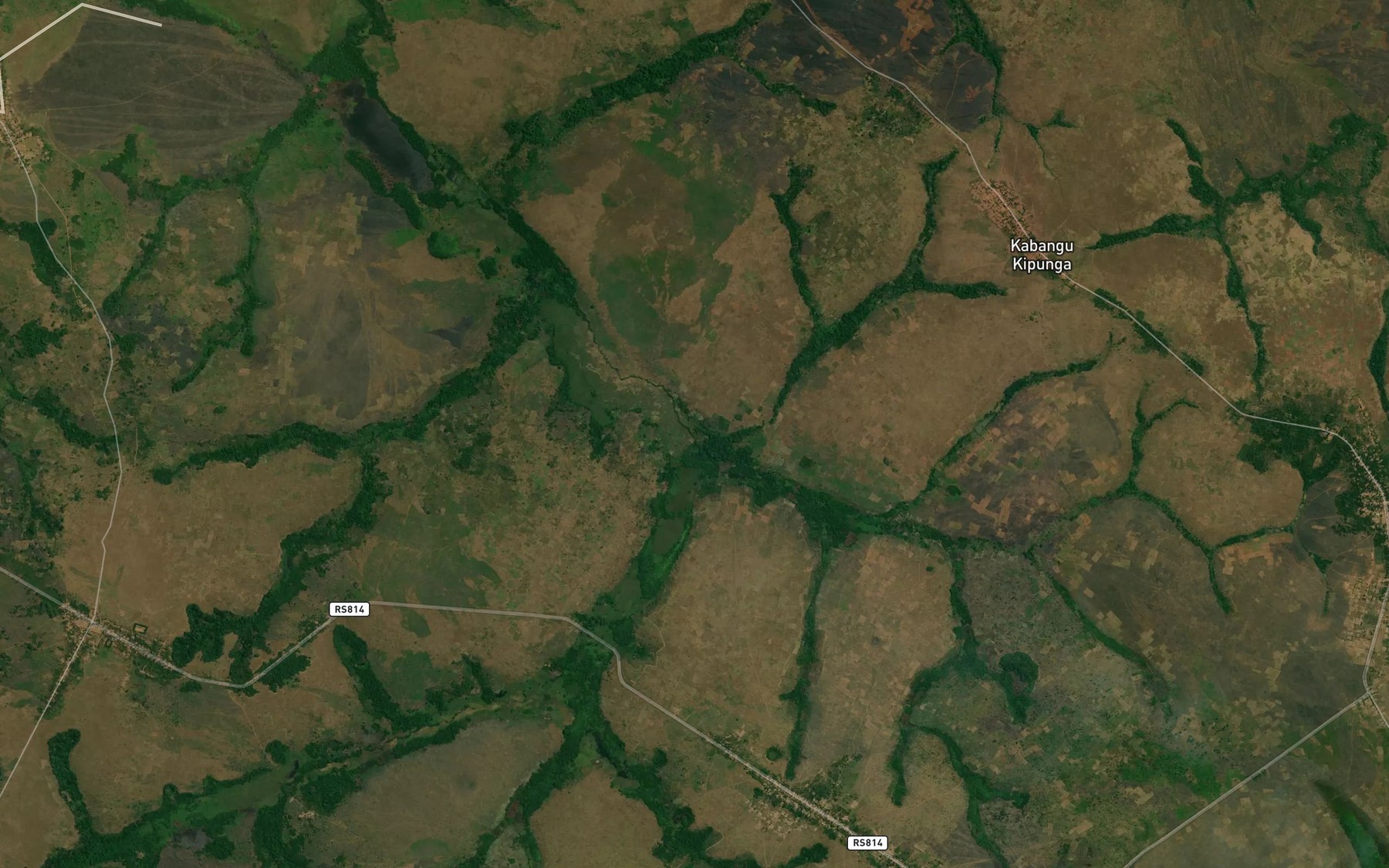 Satellite map of the Kalume