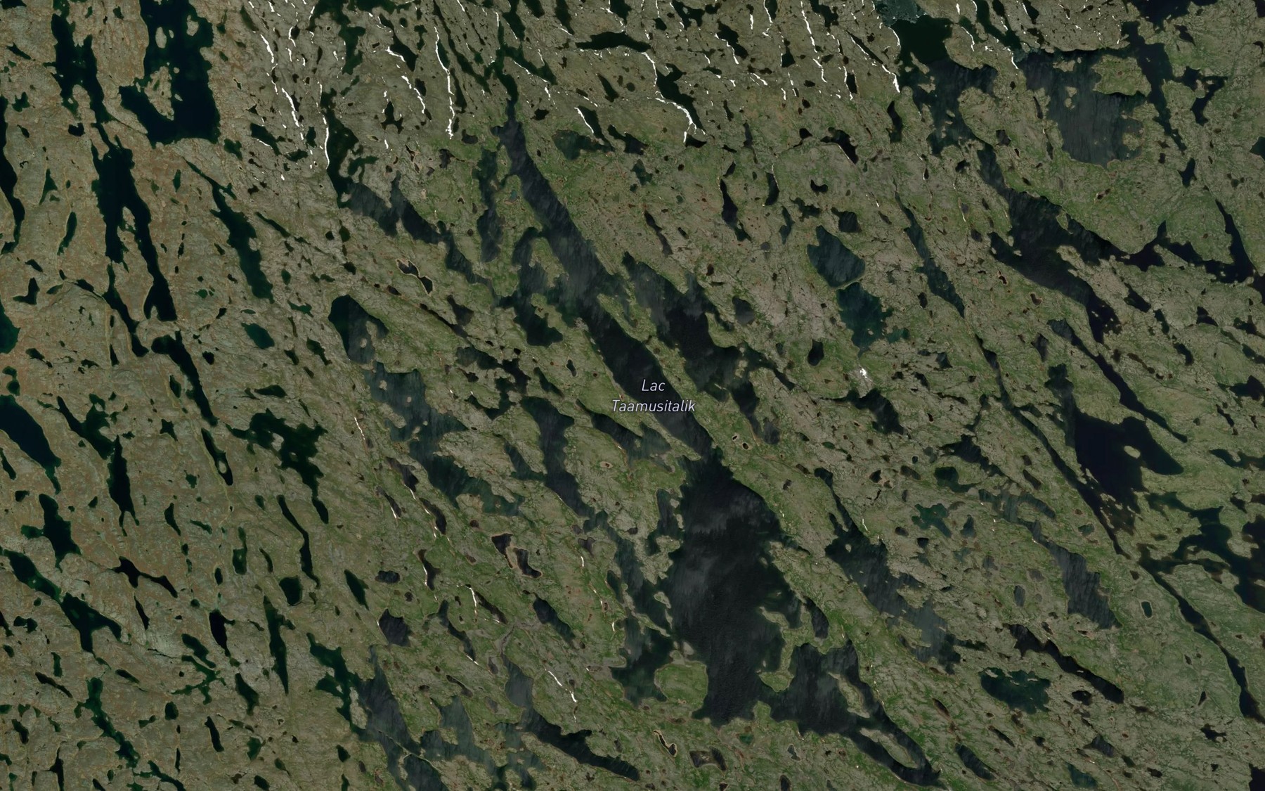 Satellite map of the Lac Taamusitalik