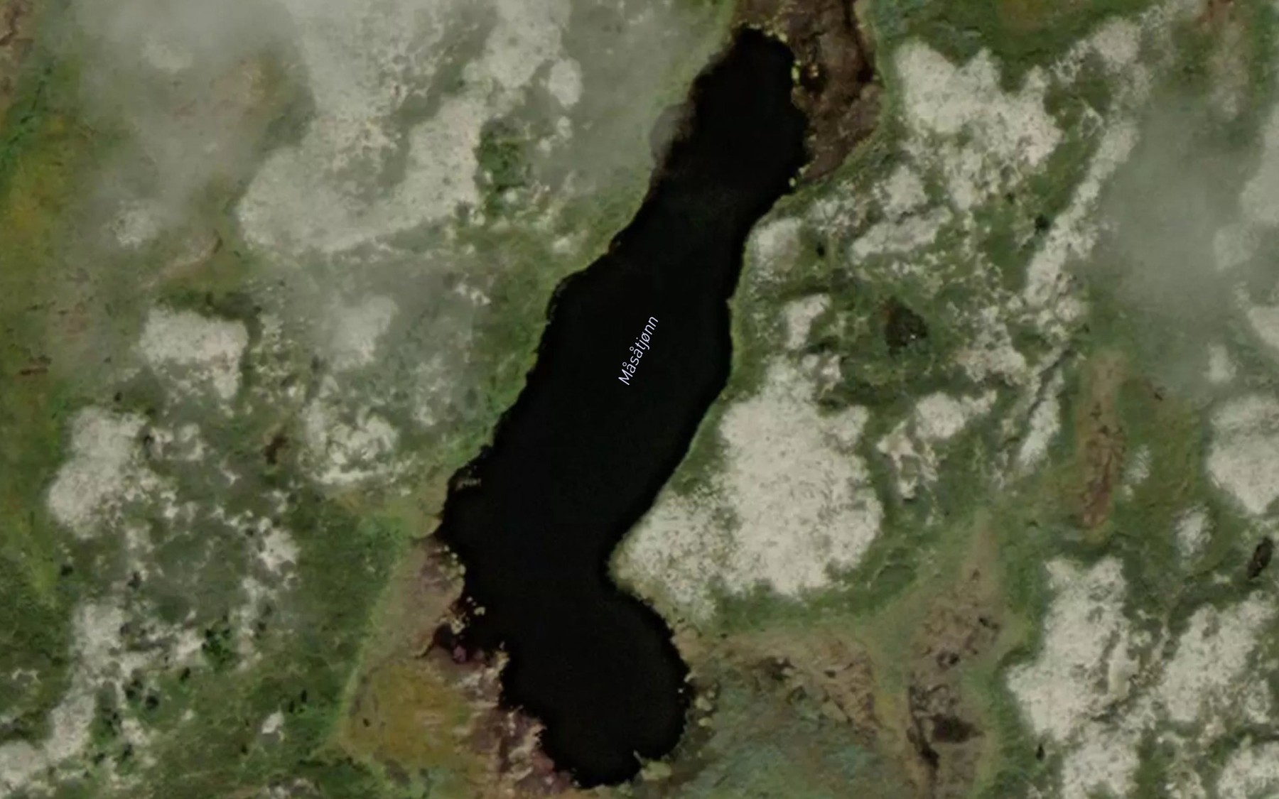 Satellite map of the Masatjorn