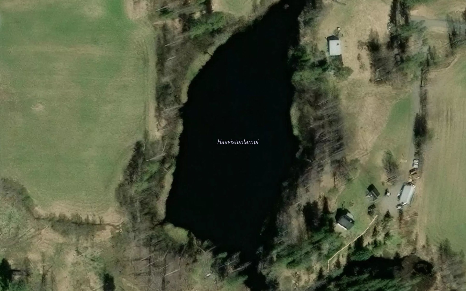 Satellite map of the Haavistonlampi