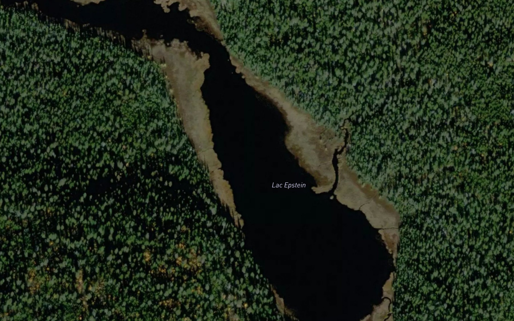 Satellite map of the Lac Epstein