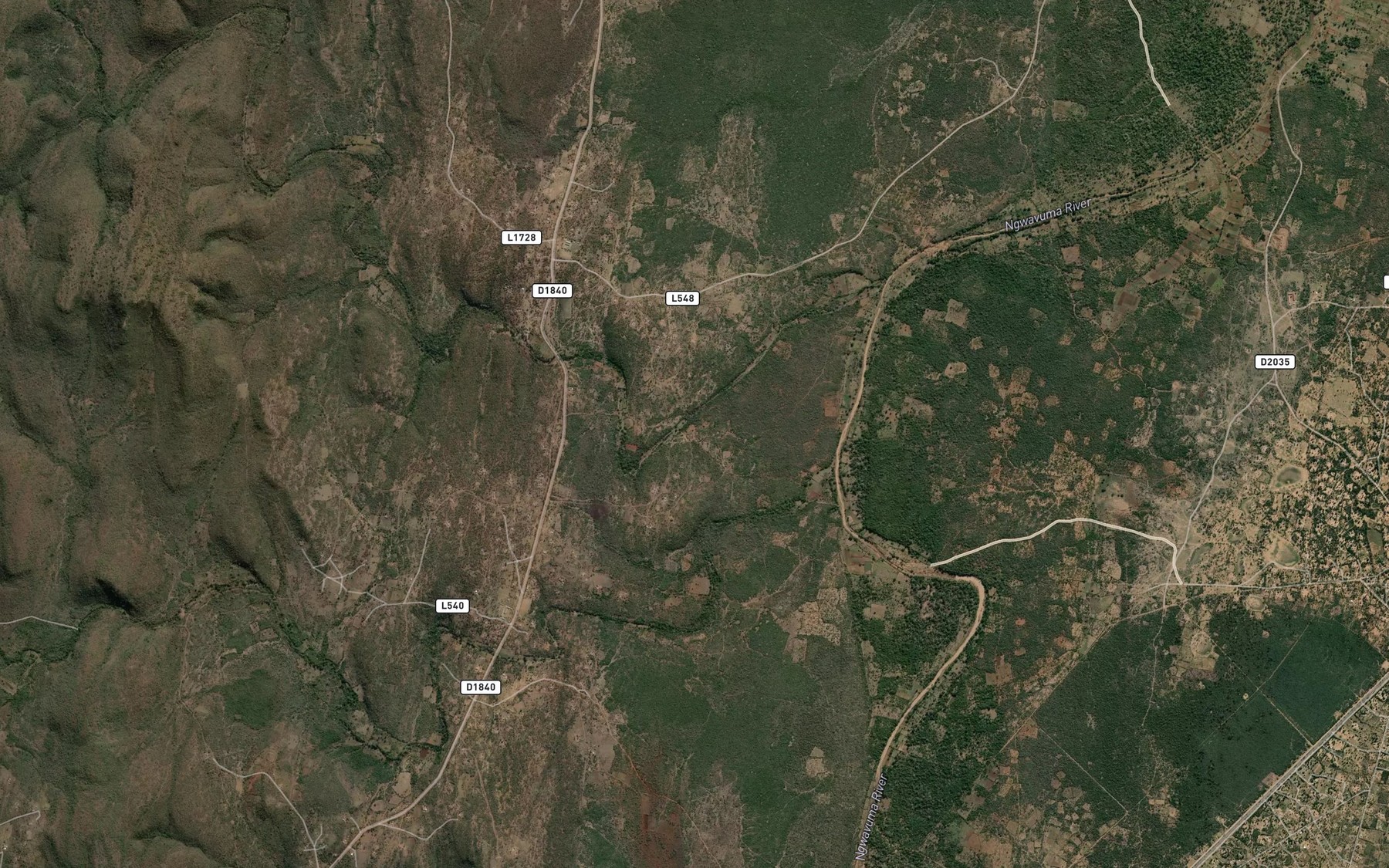 Satellite map of the Mamkembo