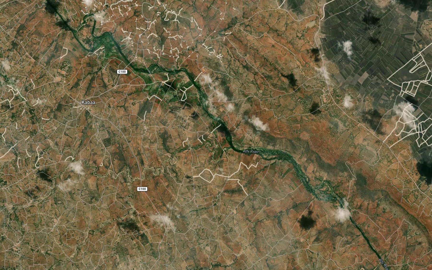 Satellite map of the Makiliva