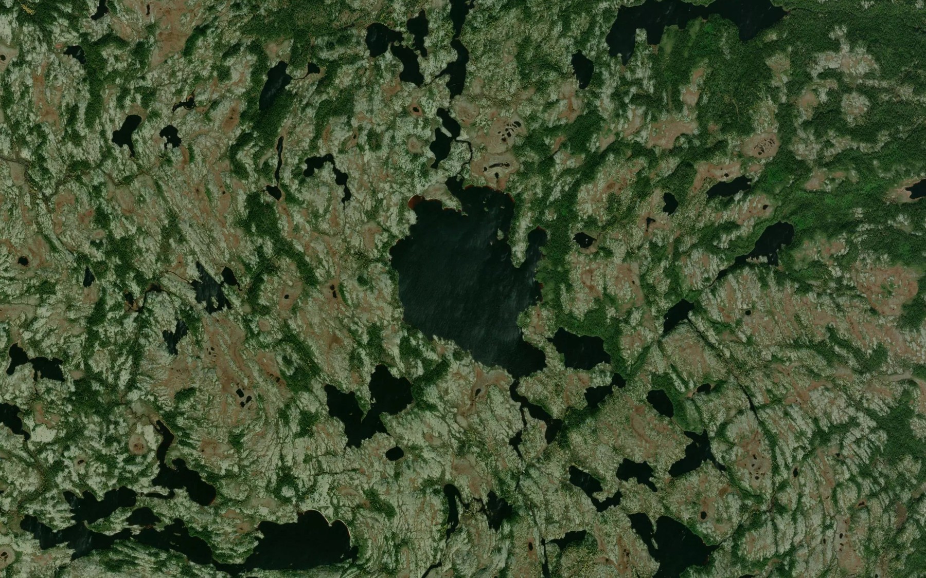 Satellite map of the Lac Matshahtshikua Kaiakuteti