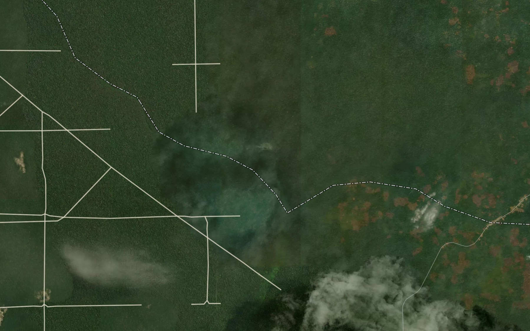 Satellite map of the Mukopi