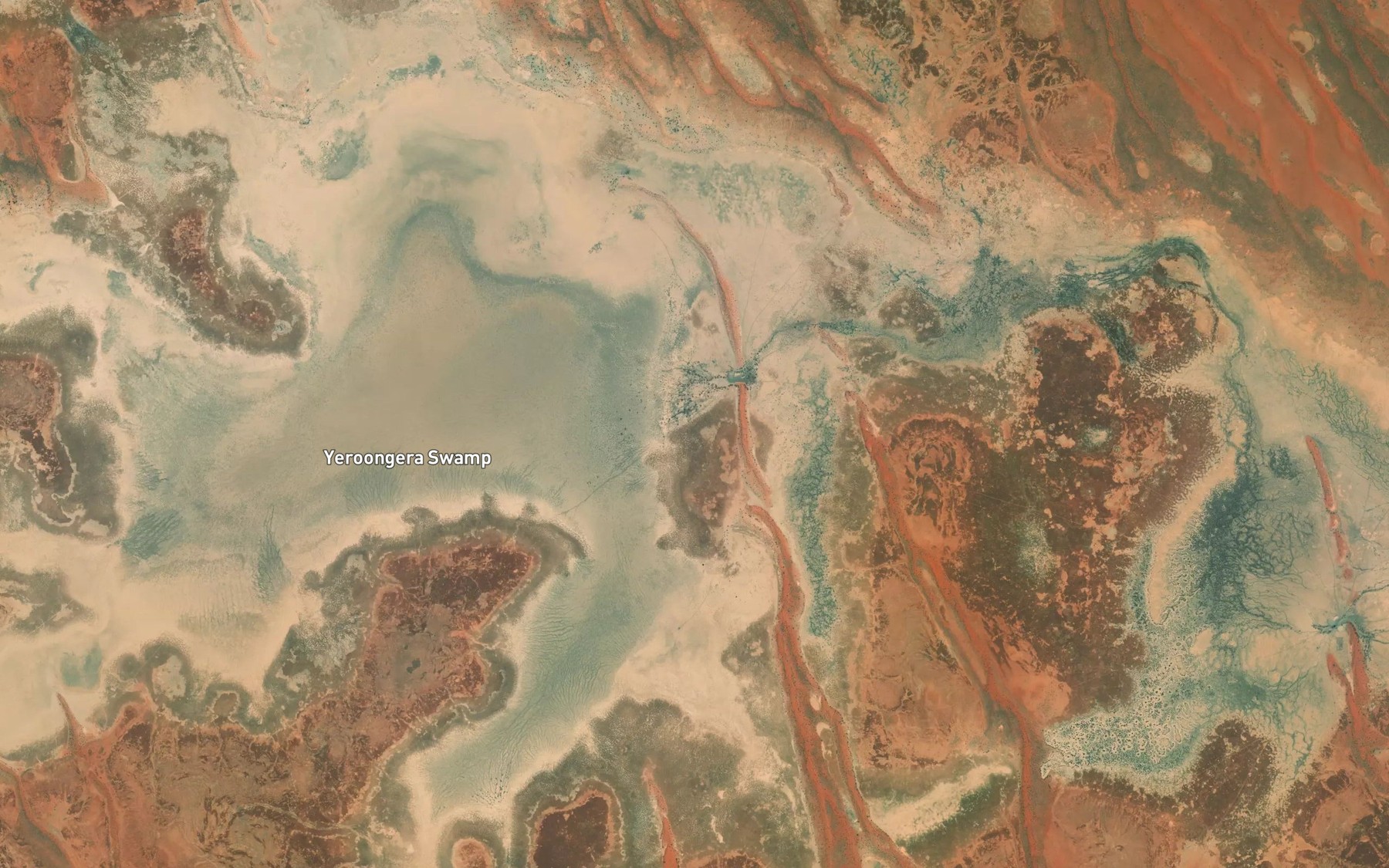 Satellite map of the Cadelga Creek