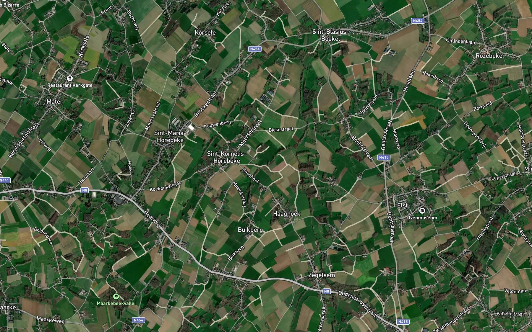 Satellite map of the Roebeek