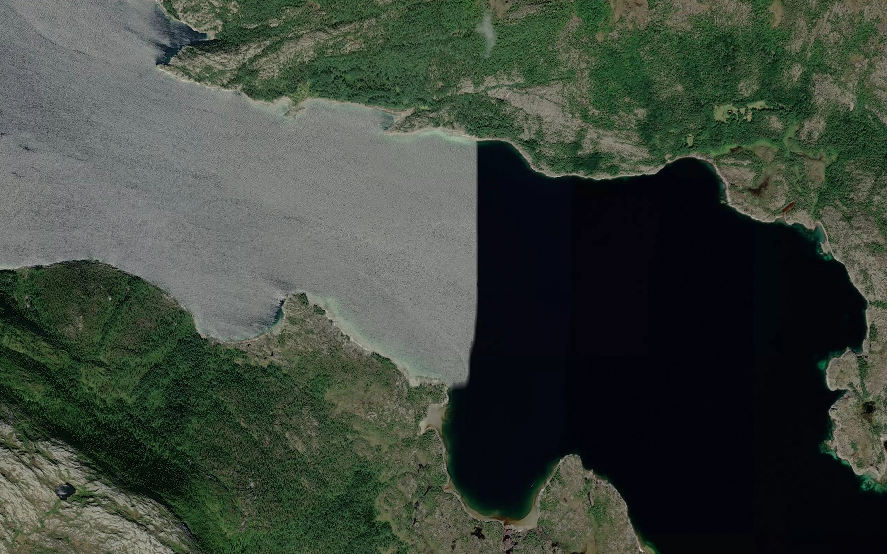 Satellite map of the Innhavet