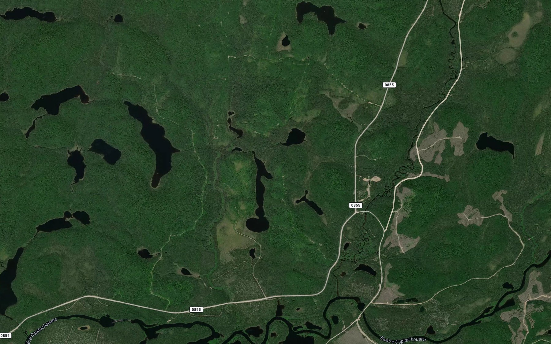 Satellite map of the Etang du Moineau