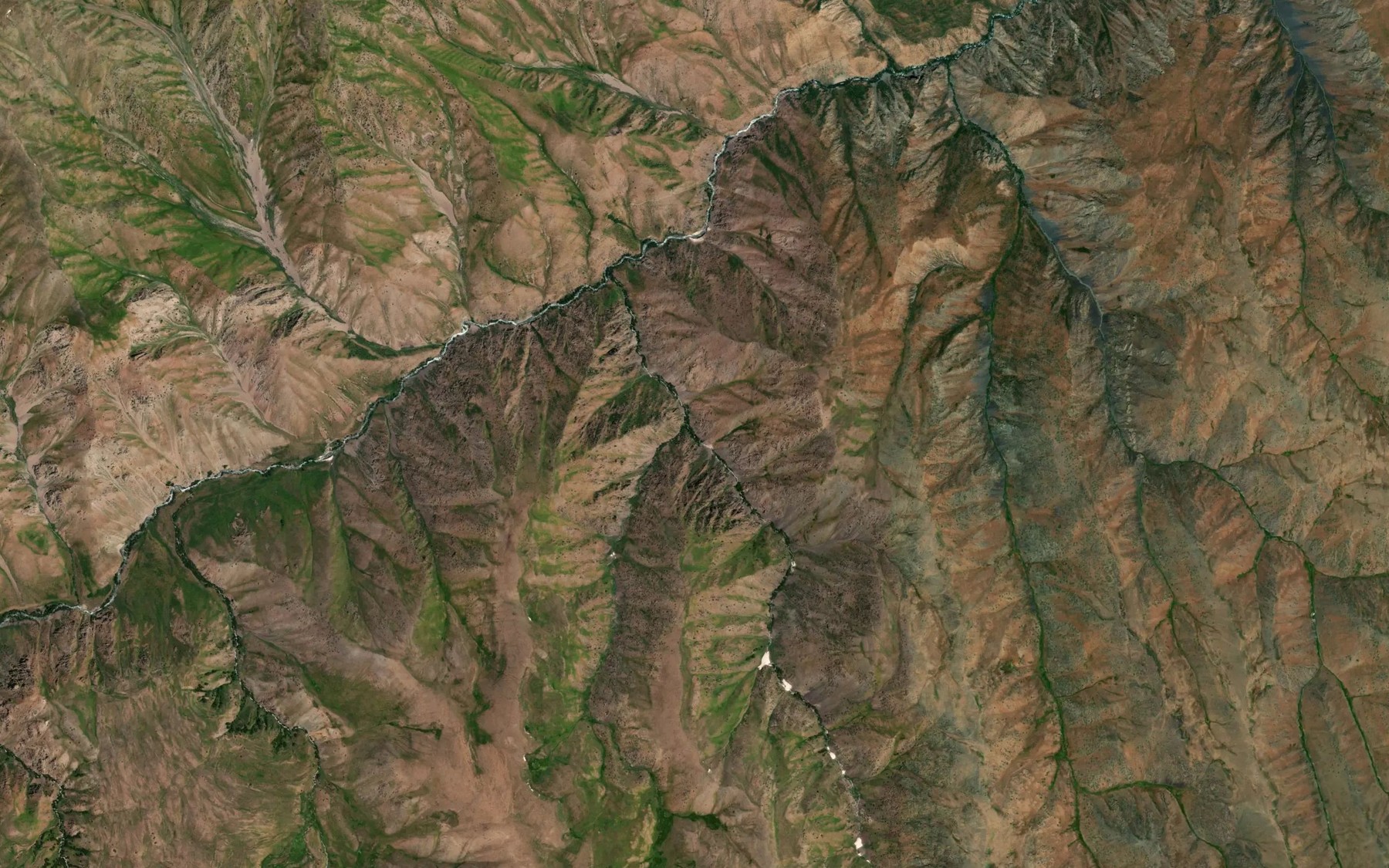 Satellite map of the Chong-Bulak-Say