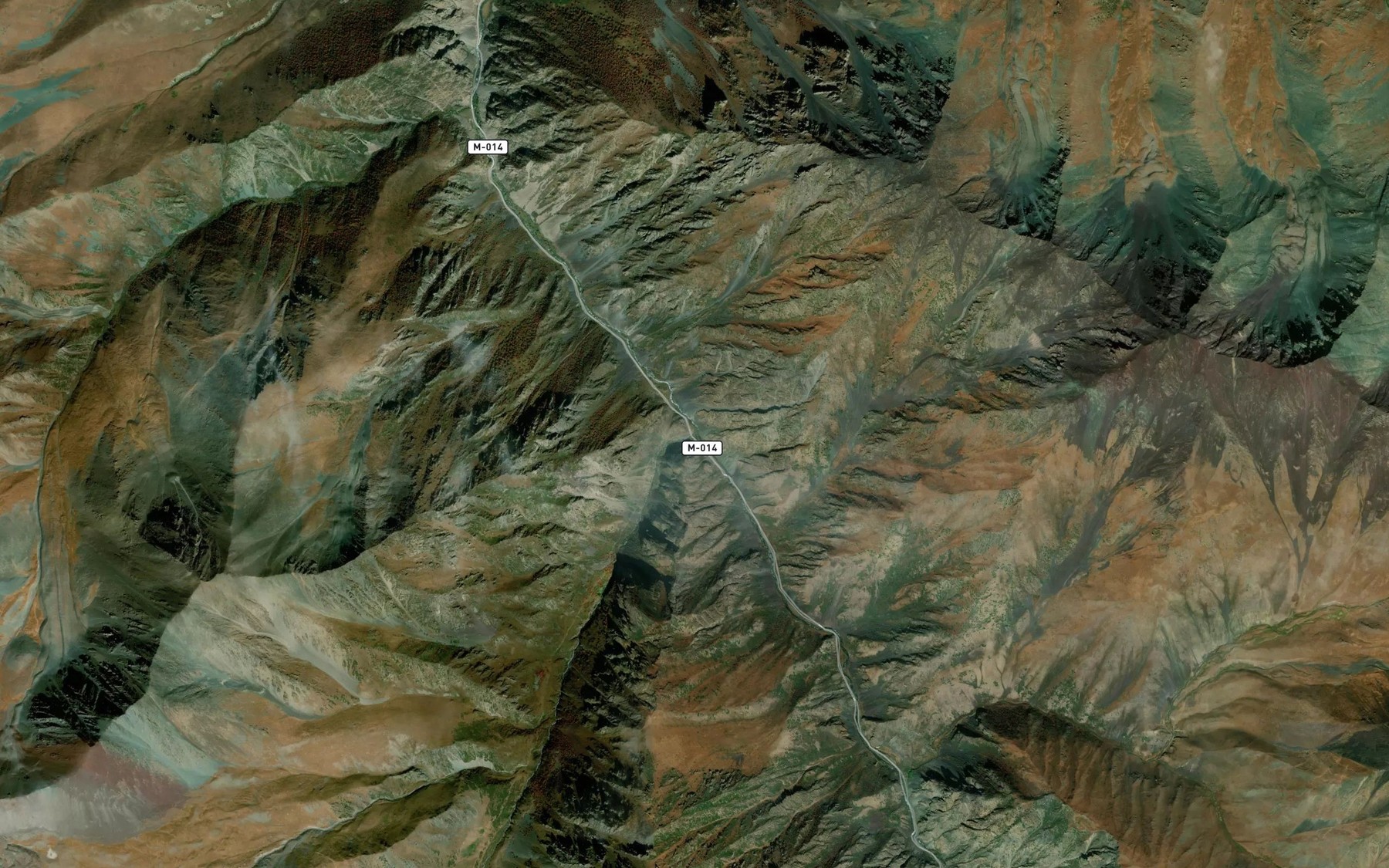 Satellite map of the Isha
