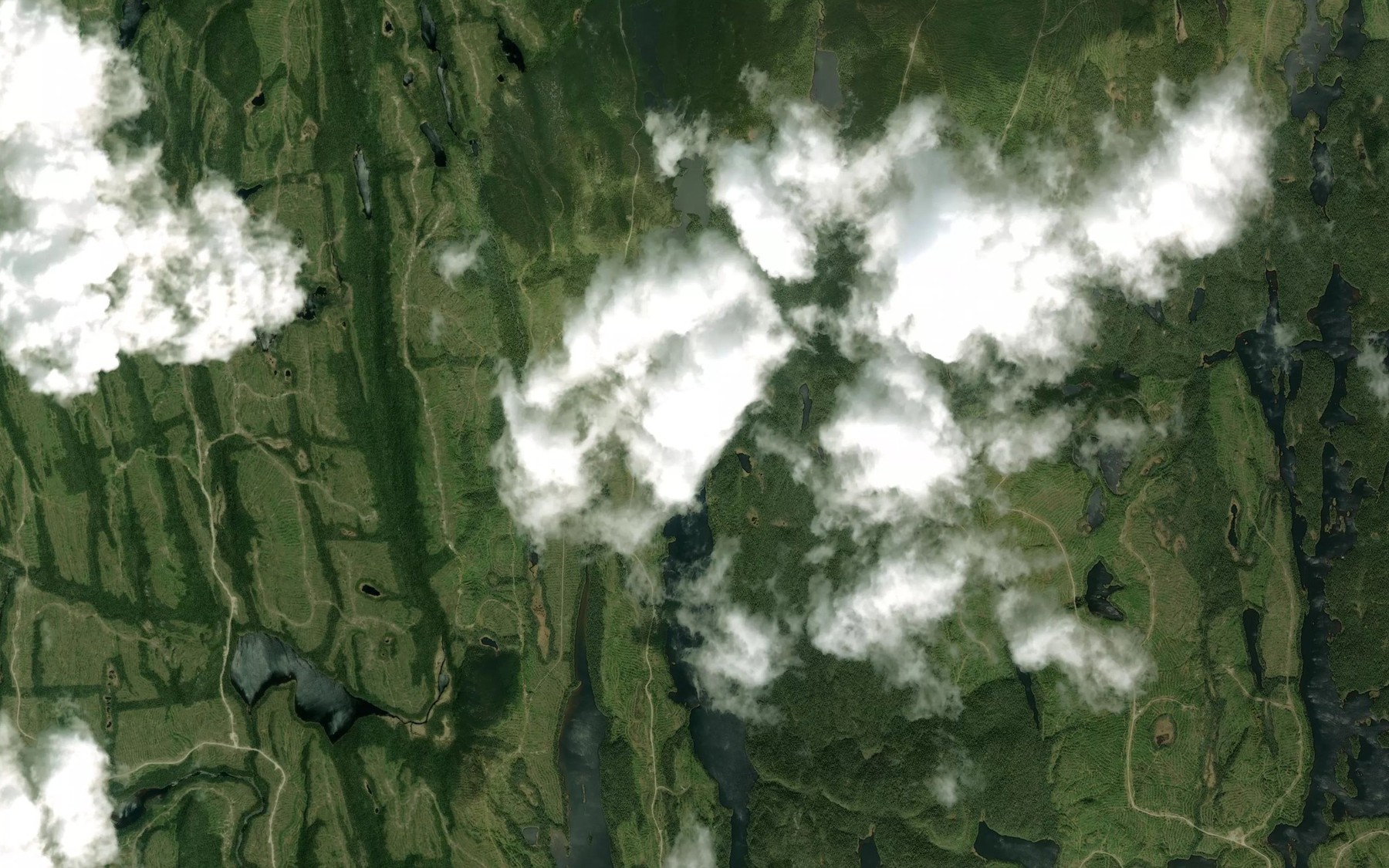 Satellite map of the Lac Central
