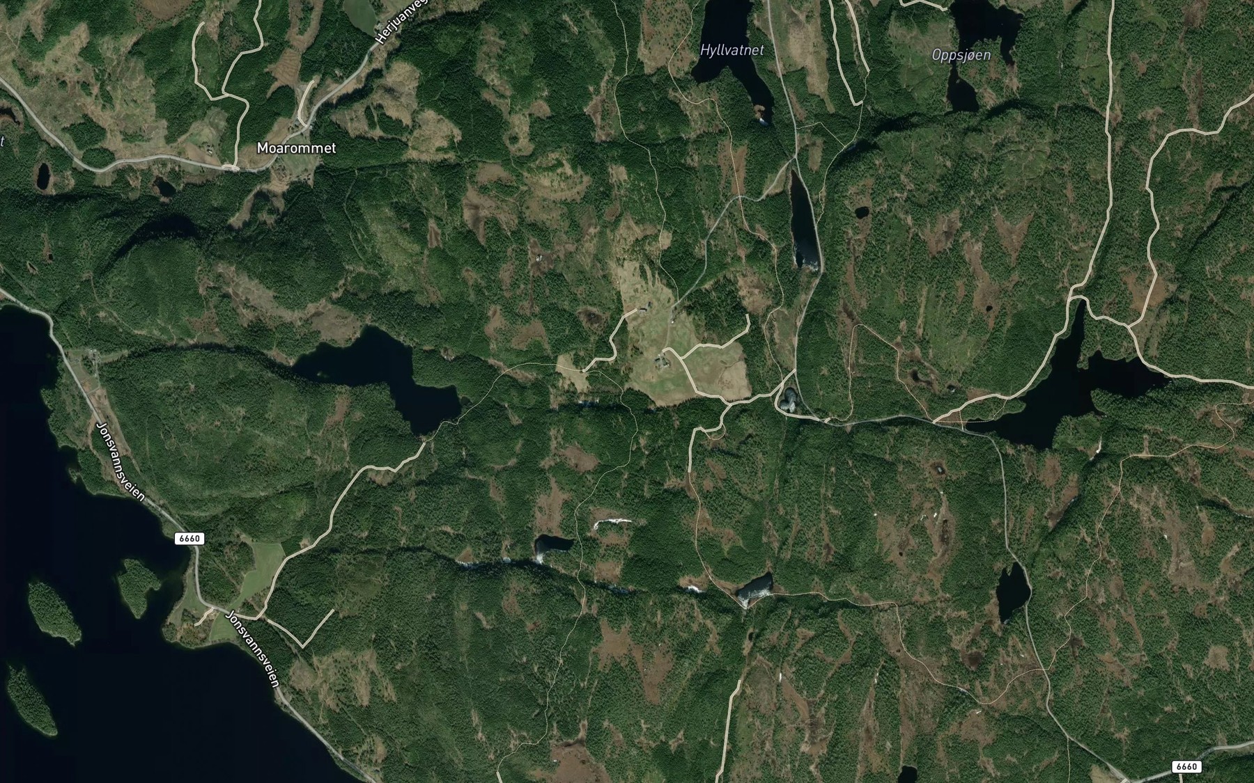Satellite map of the Sommerfjosbekken