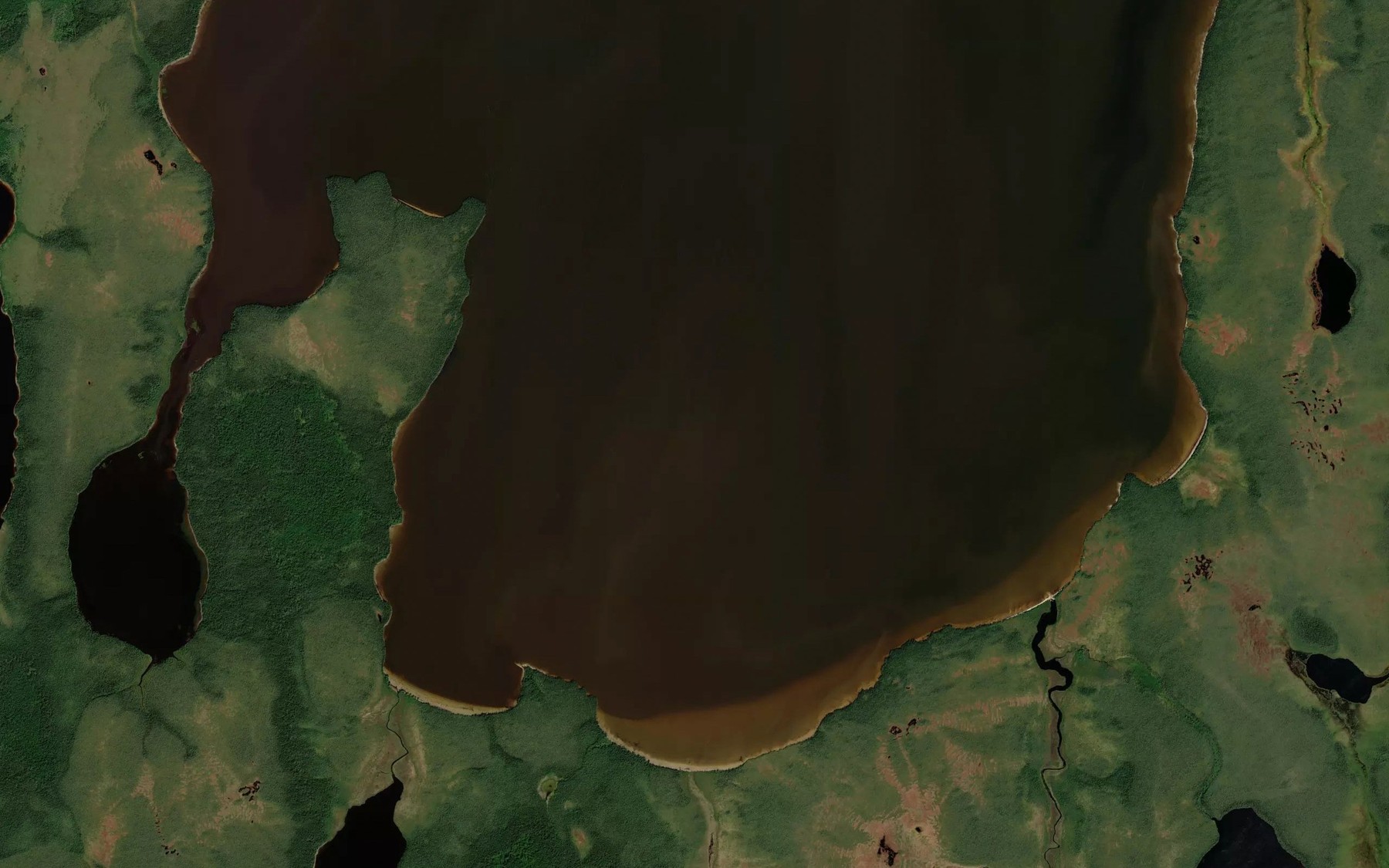 Satellite map of the Opimiskau Bay
