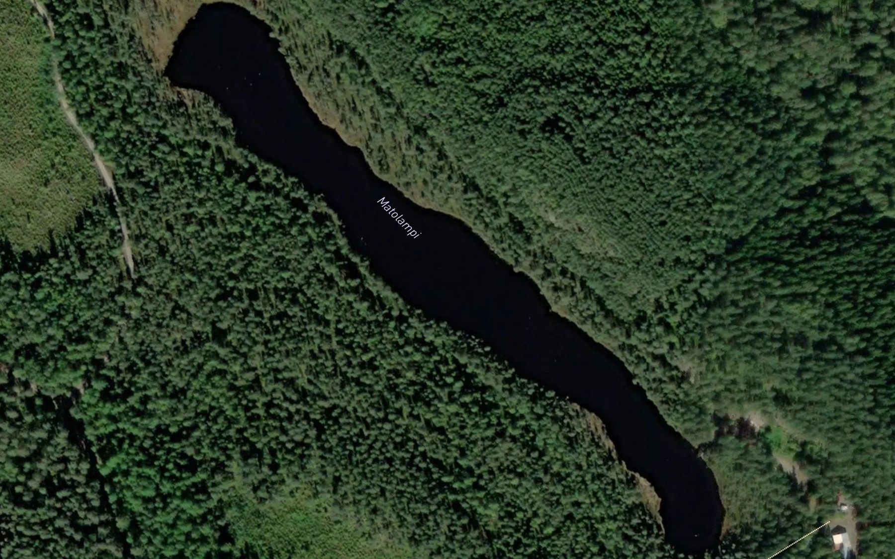 Satellite map of the Matolampi