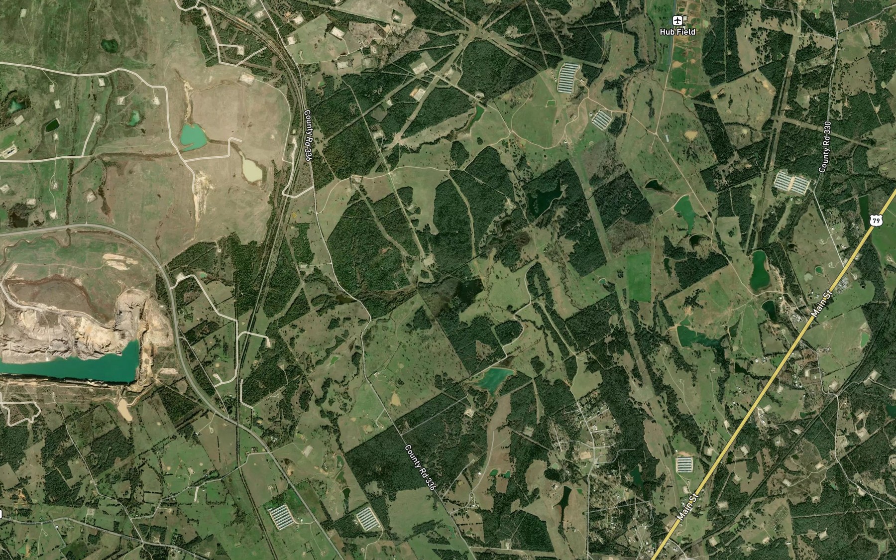 Satellite map of the Needham Marsh Branch