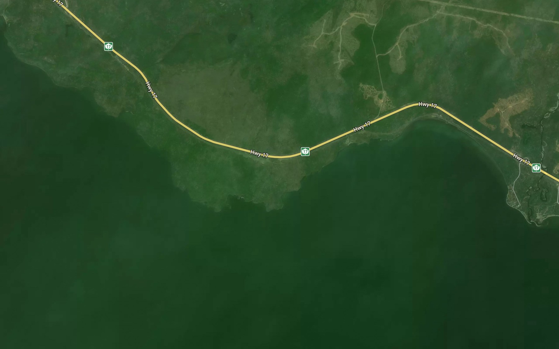 Satellite map of the MacInnes Creek
