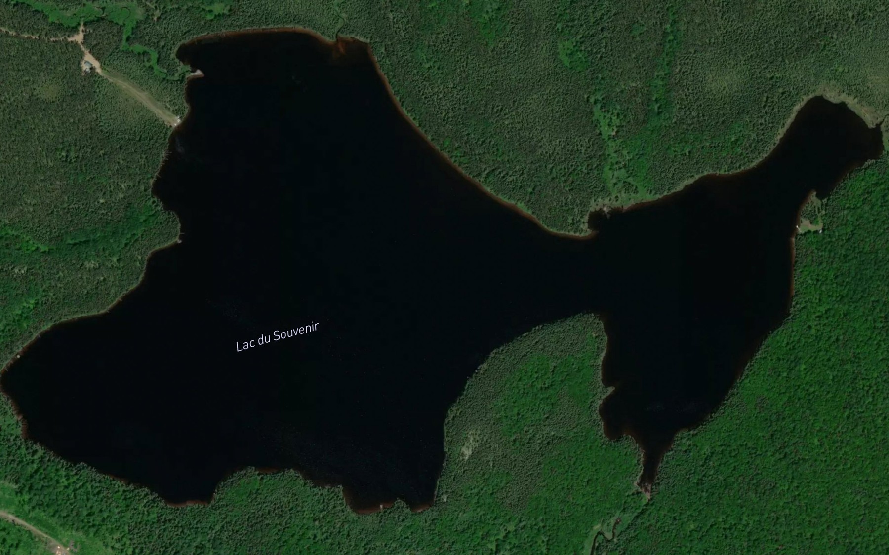 Satellite map of the Lac du Souvenir
