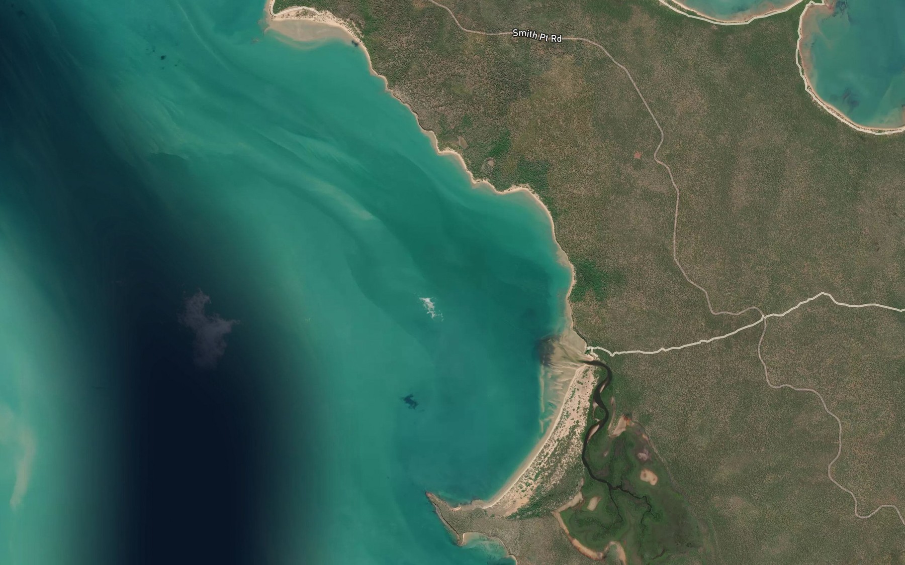Satellite map of the Berkeley Bay
