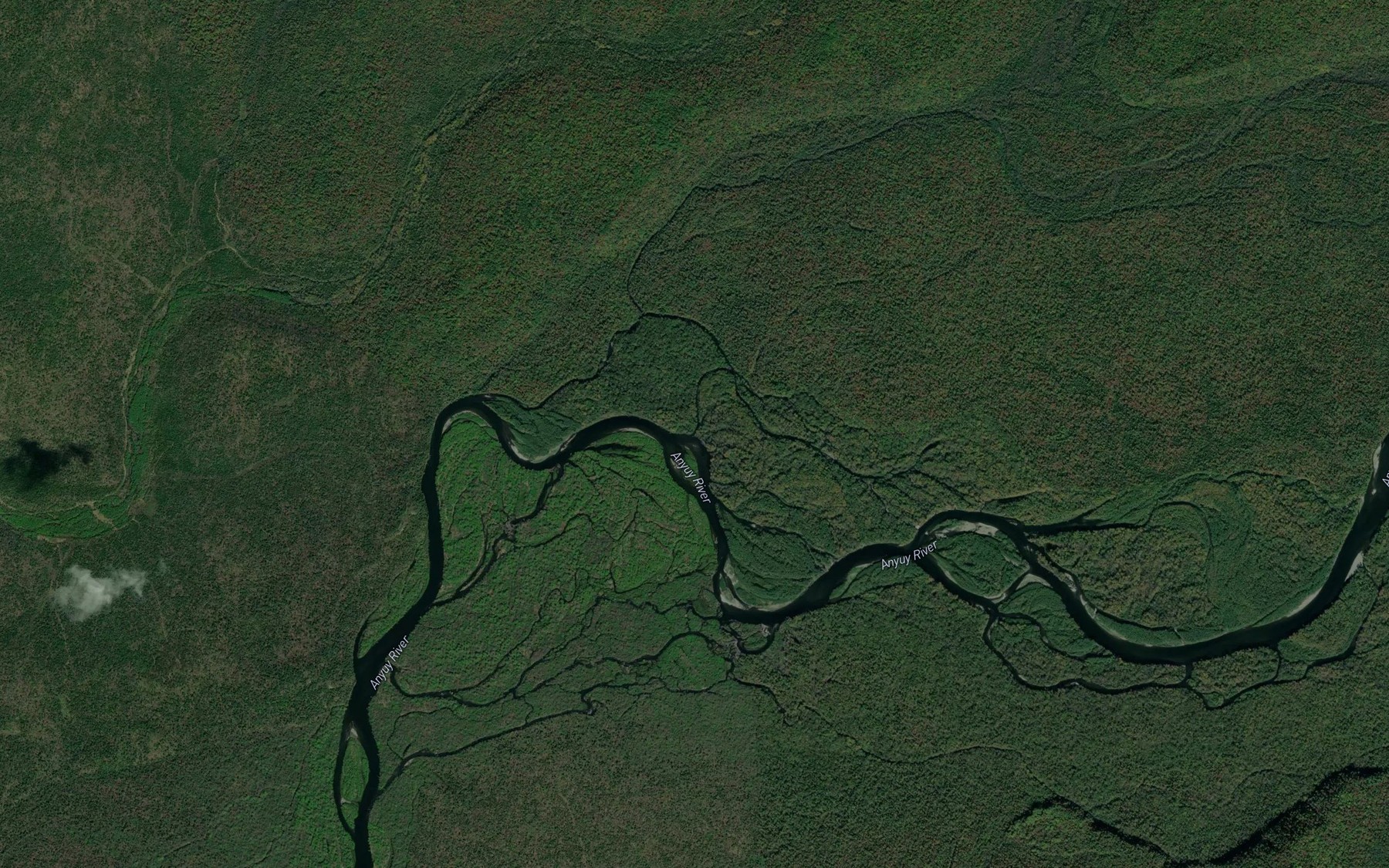 Satellite map of the Sokhatinyy Klyuch