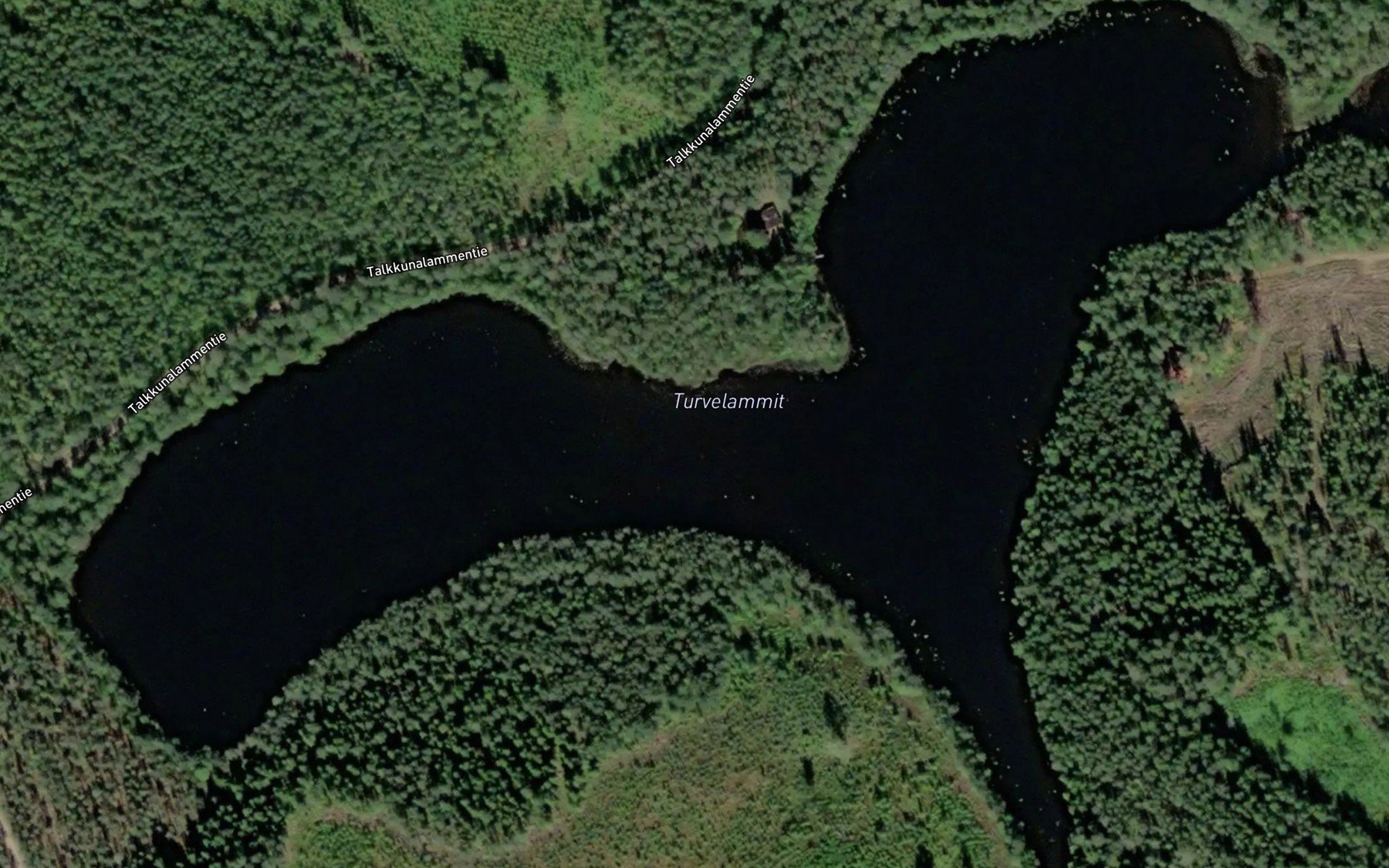 Satellite map of the Turvelammit