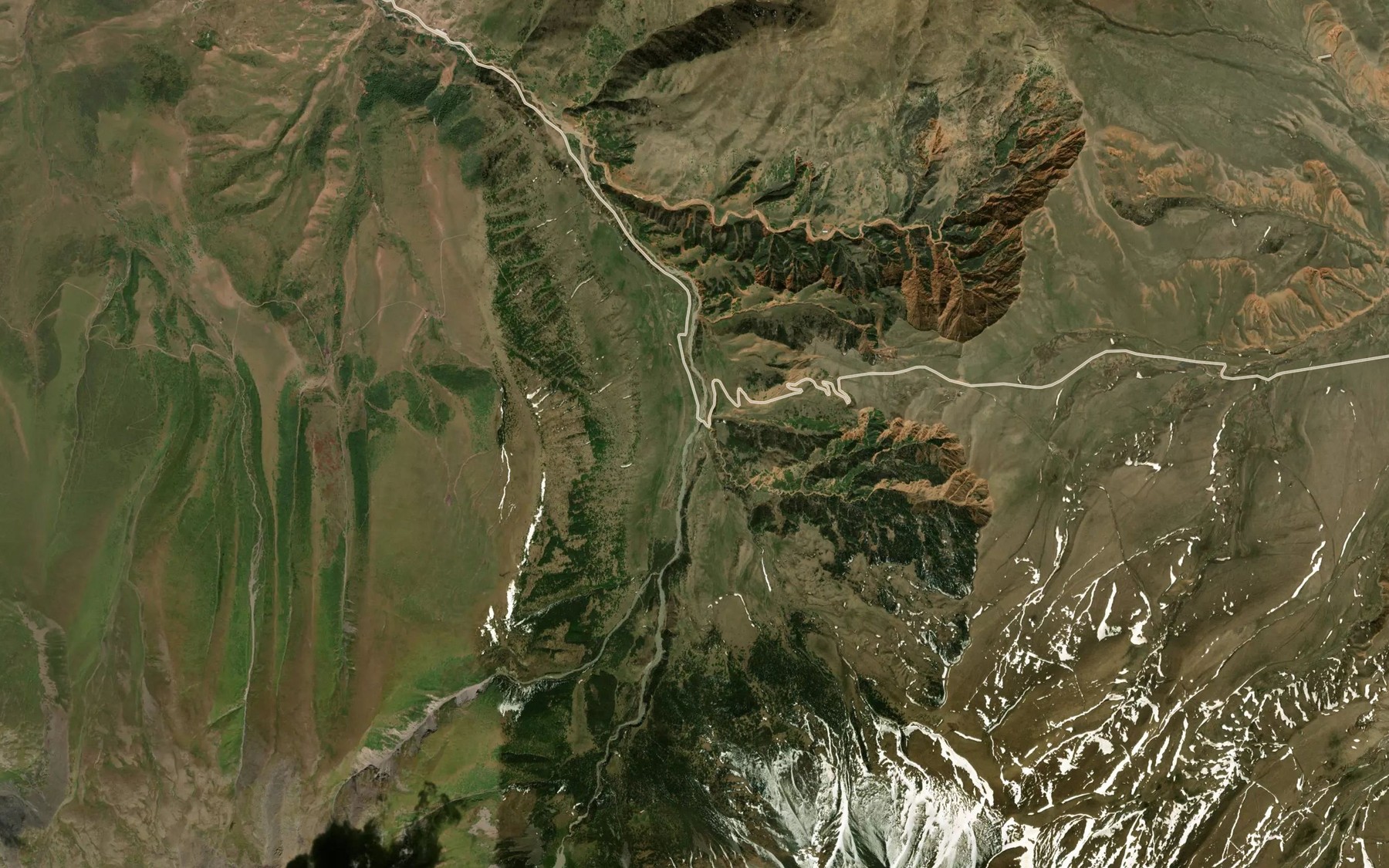 Satellite map of the Tuyakzhar