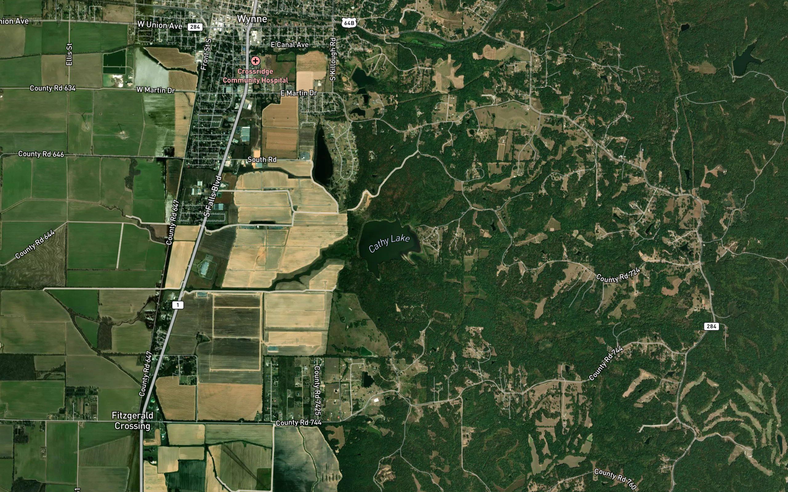 Caney Creek Site Seven Reservoir