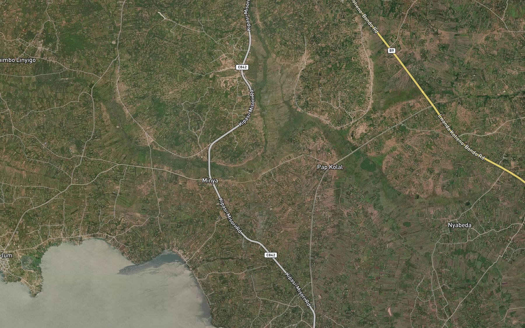Satellite map of the Rawa