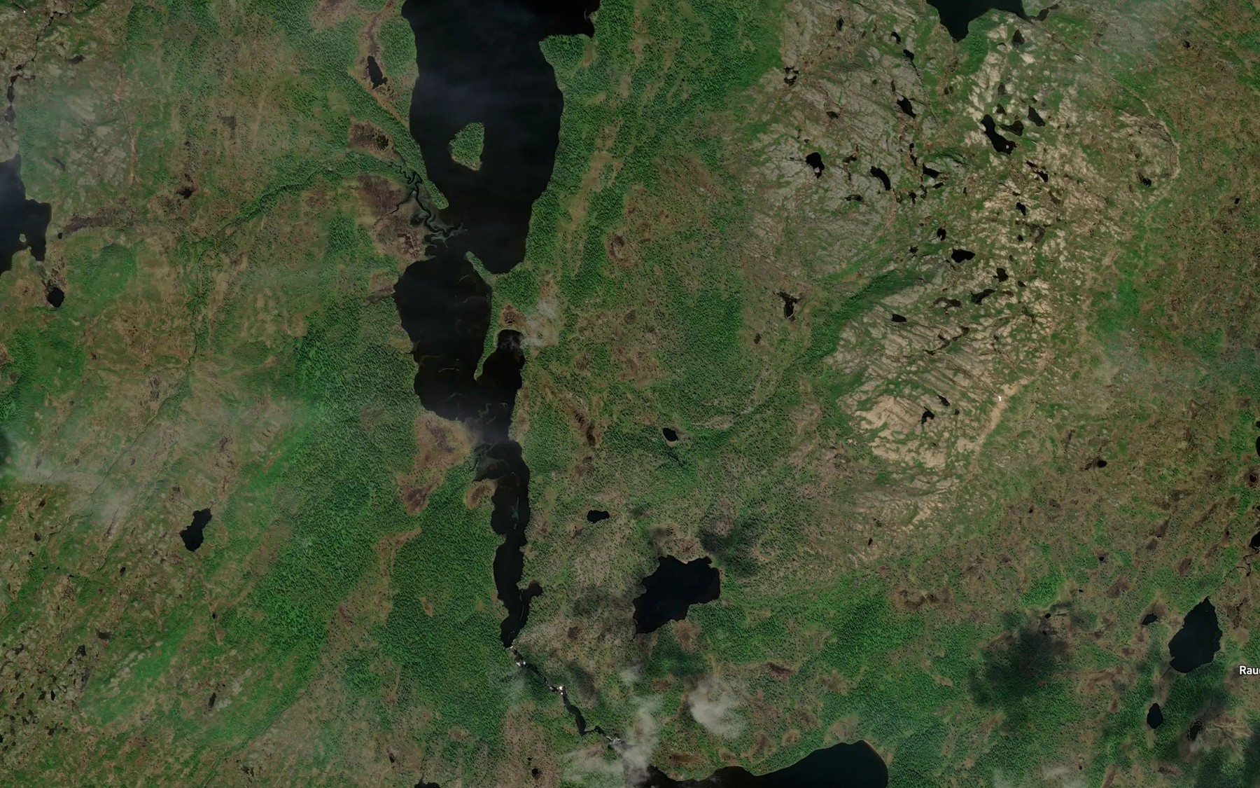 Satellite map of the Merkesbekken
