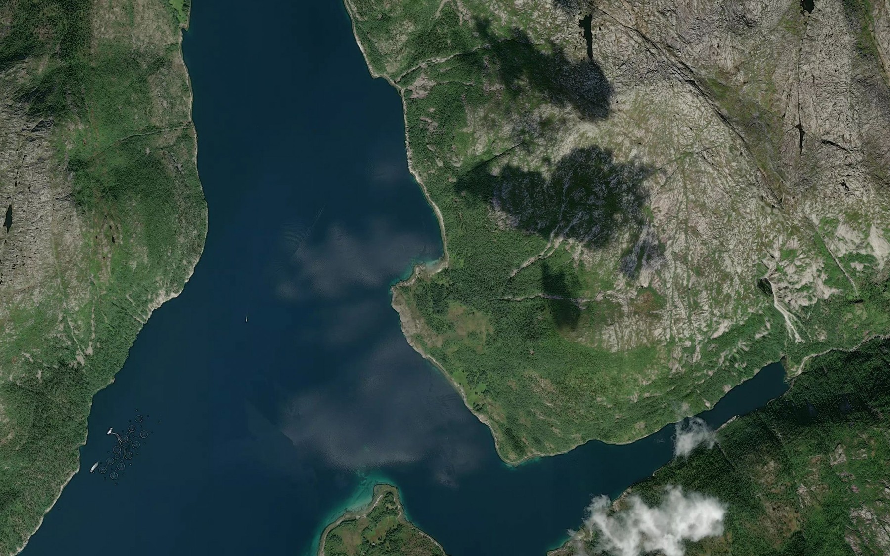 Satellite map of the Seiltaa