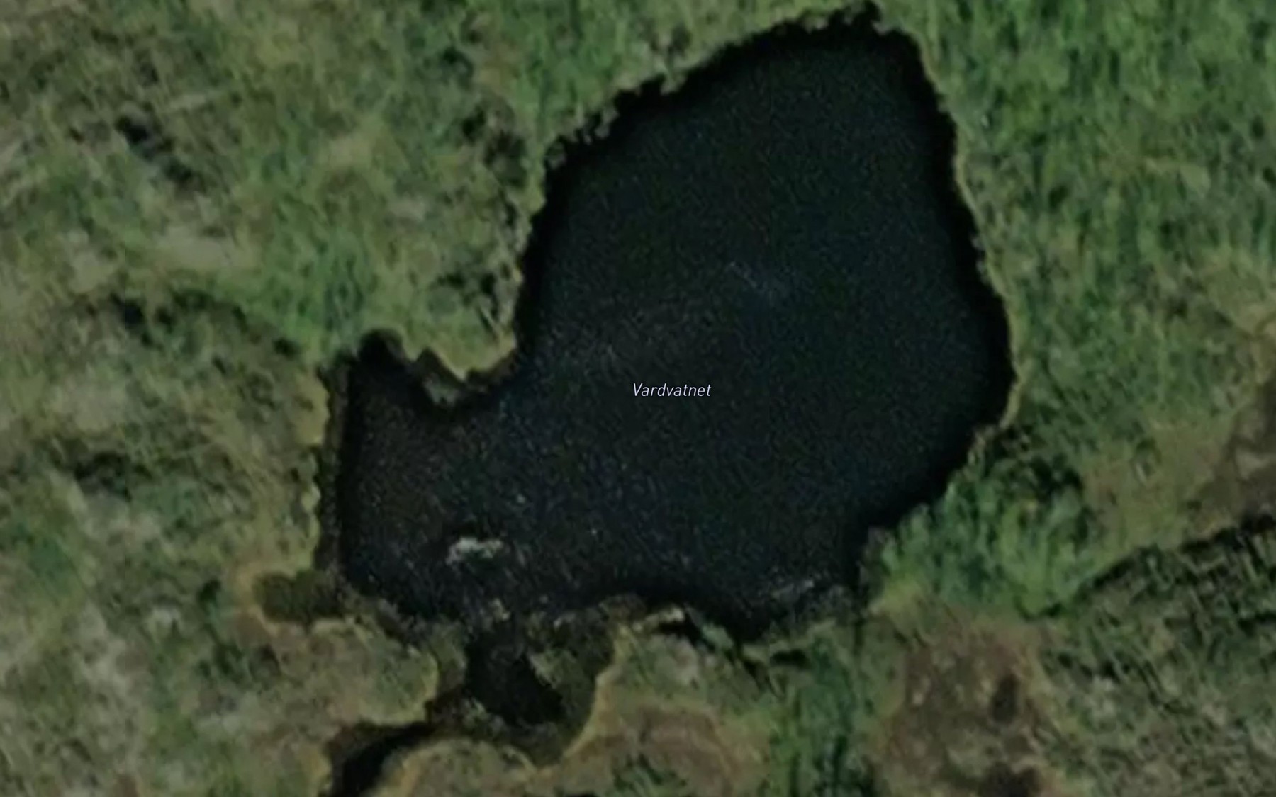 Satellite map of the Vardvatnet