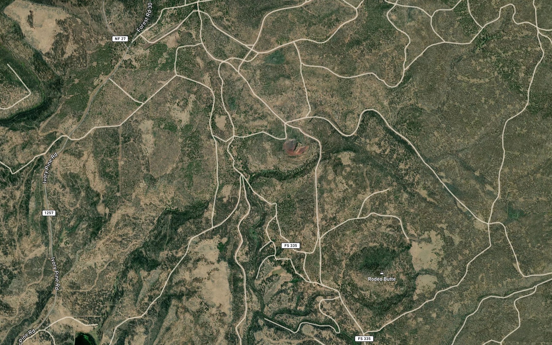 Satellite map of the Meryl Springs