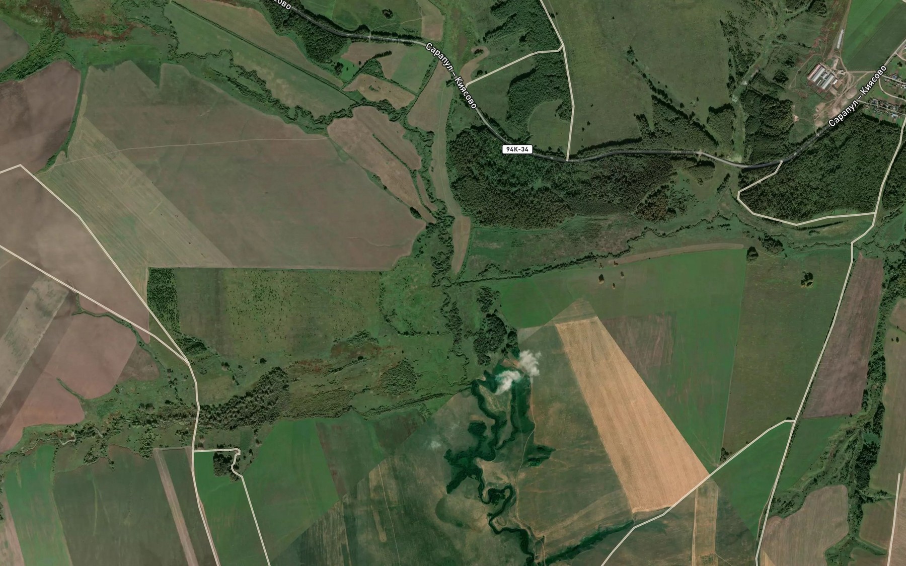 Satellite map of the Bagryazh