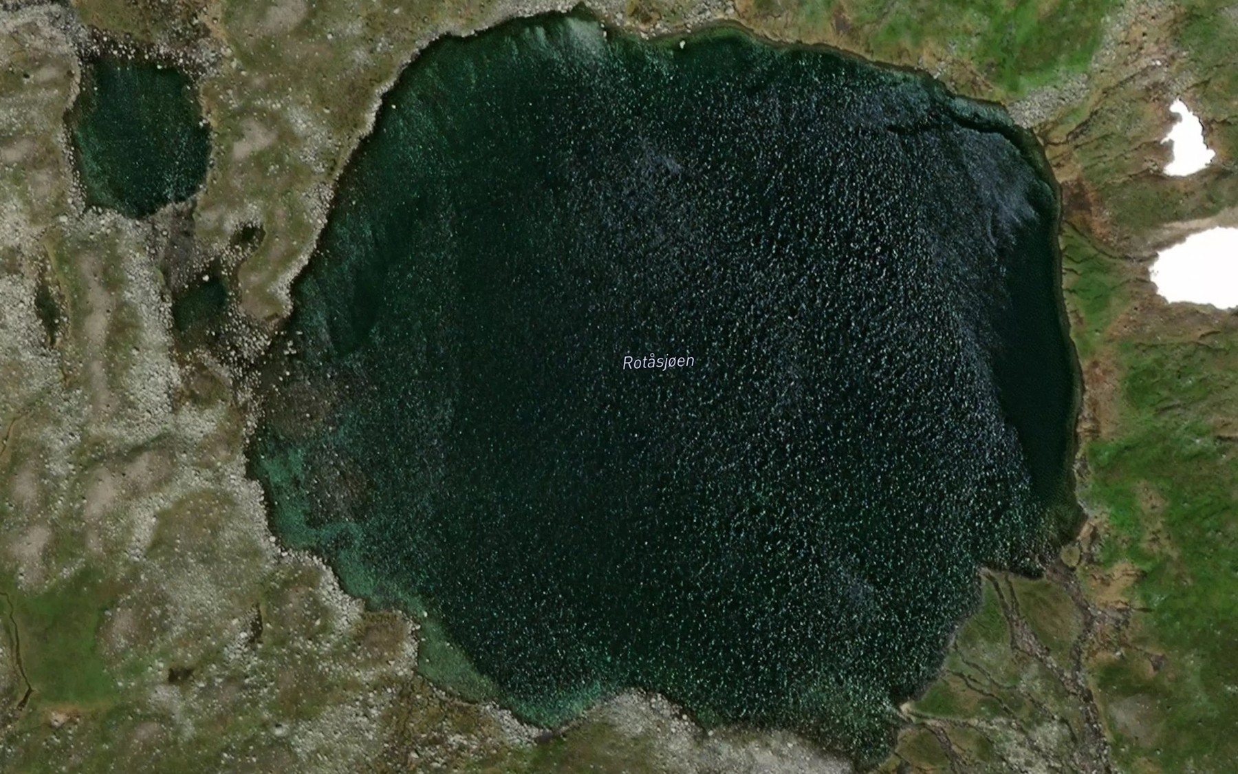 Satellite map of the Rotasjoen