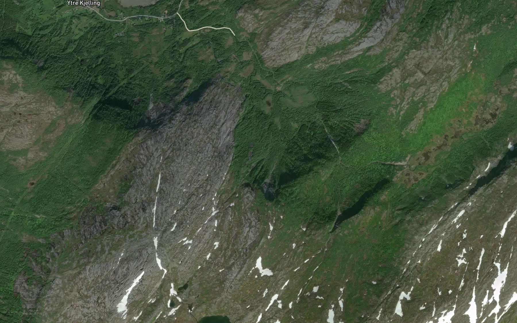 Satellite map of the Asinglielva