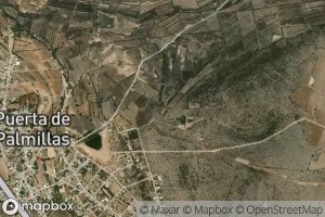 Satellite map of the Bordo la Canada