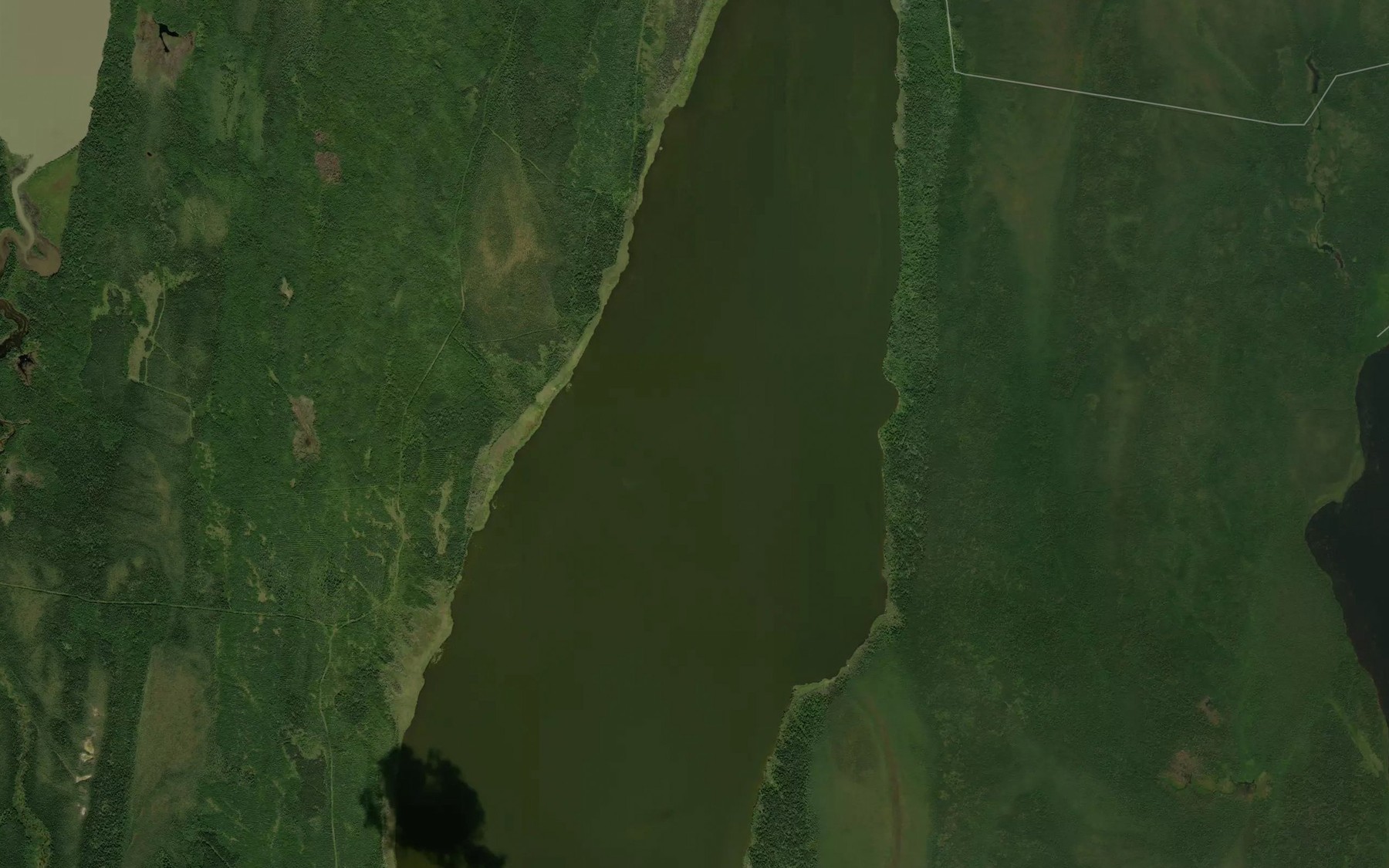 Satellite map of the Lake St. Michael