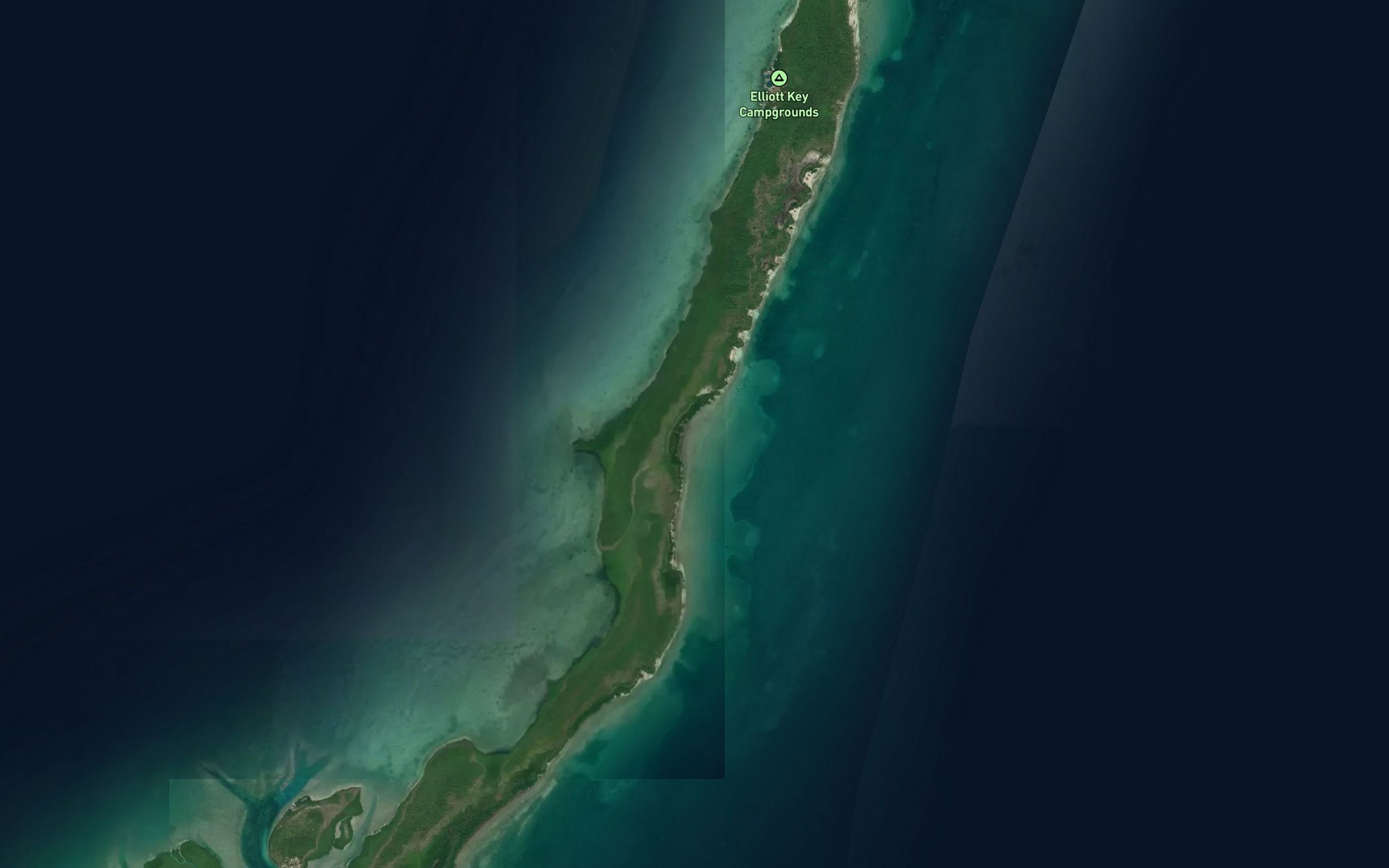 Satellite map of the Sawyer Cove