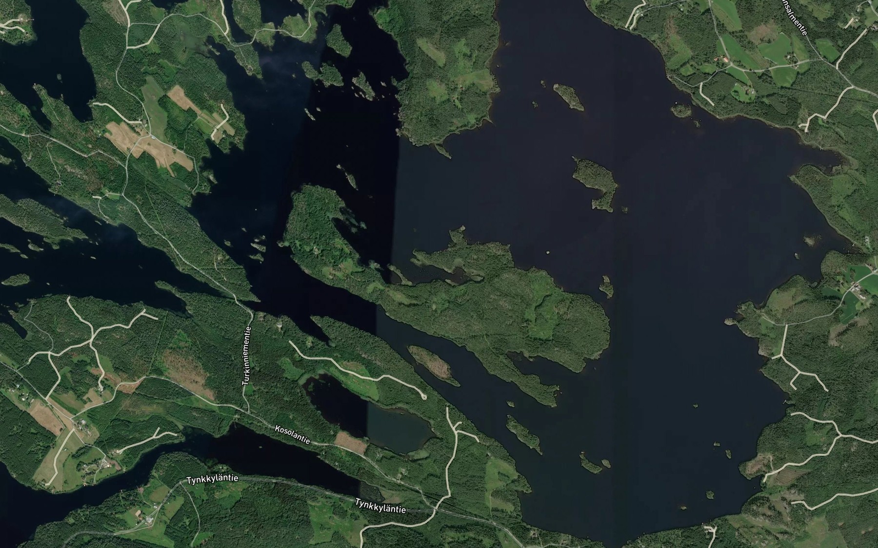 Satellite map of the Pitkalahti