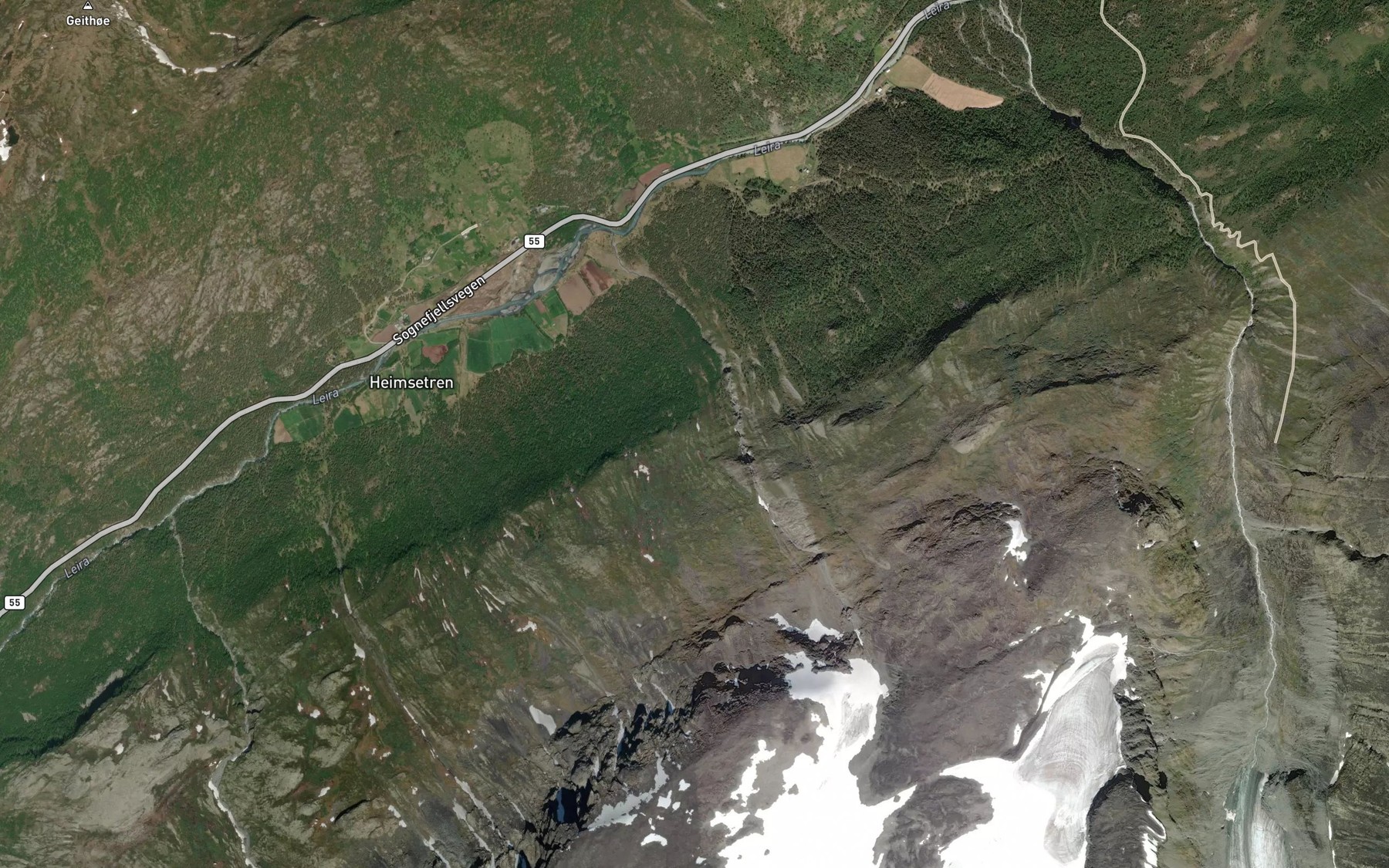 Satellite map of the Mikkelsgrove