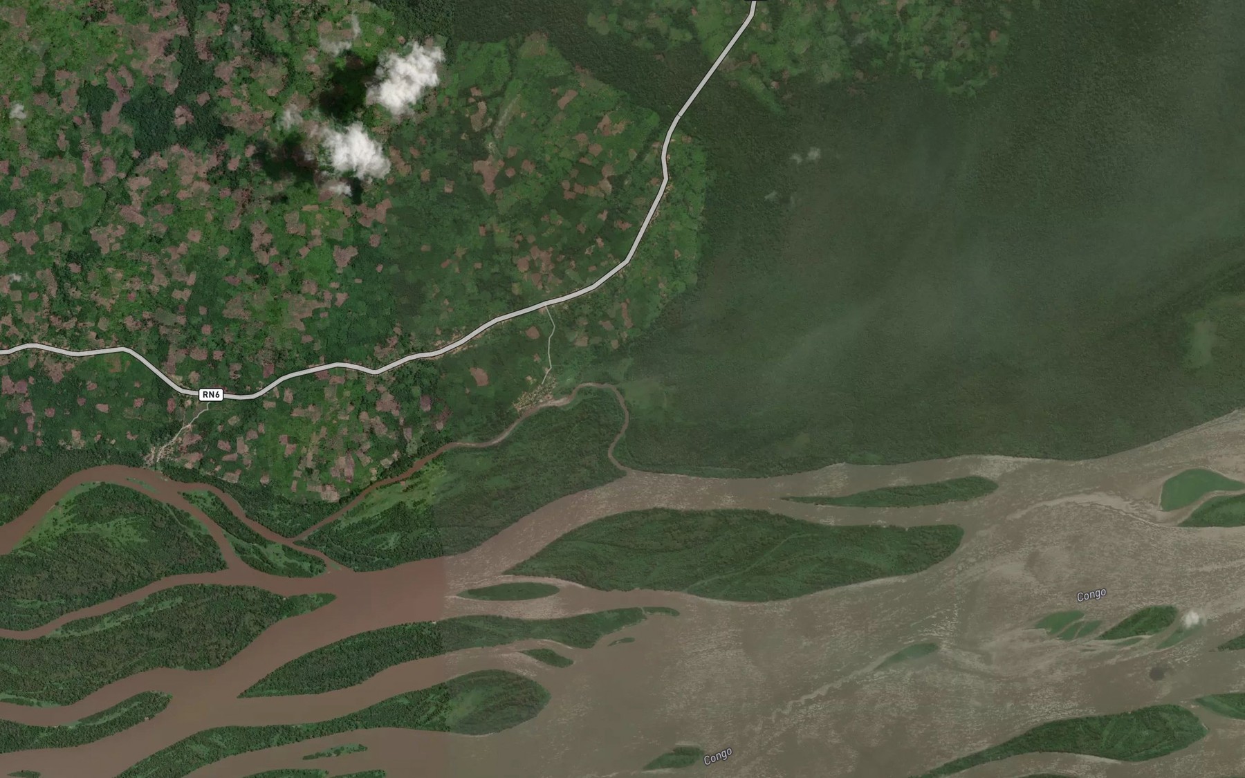 Satellite map of the Nialu
