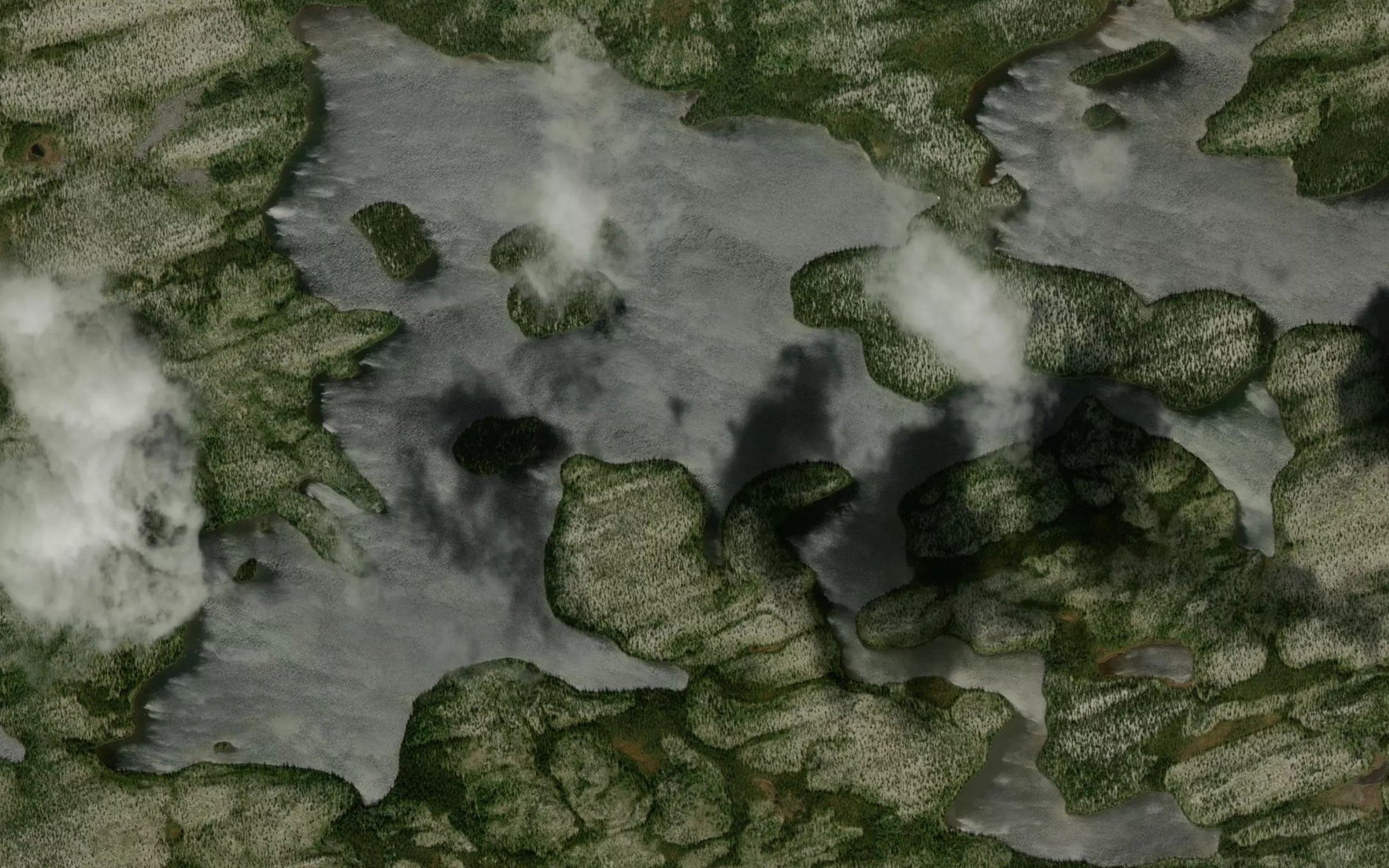 Satellite map of the Lac Nutamawanan