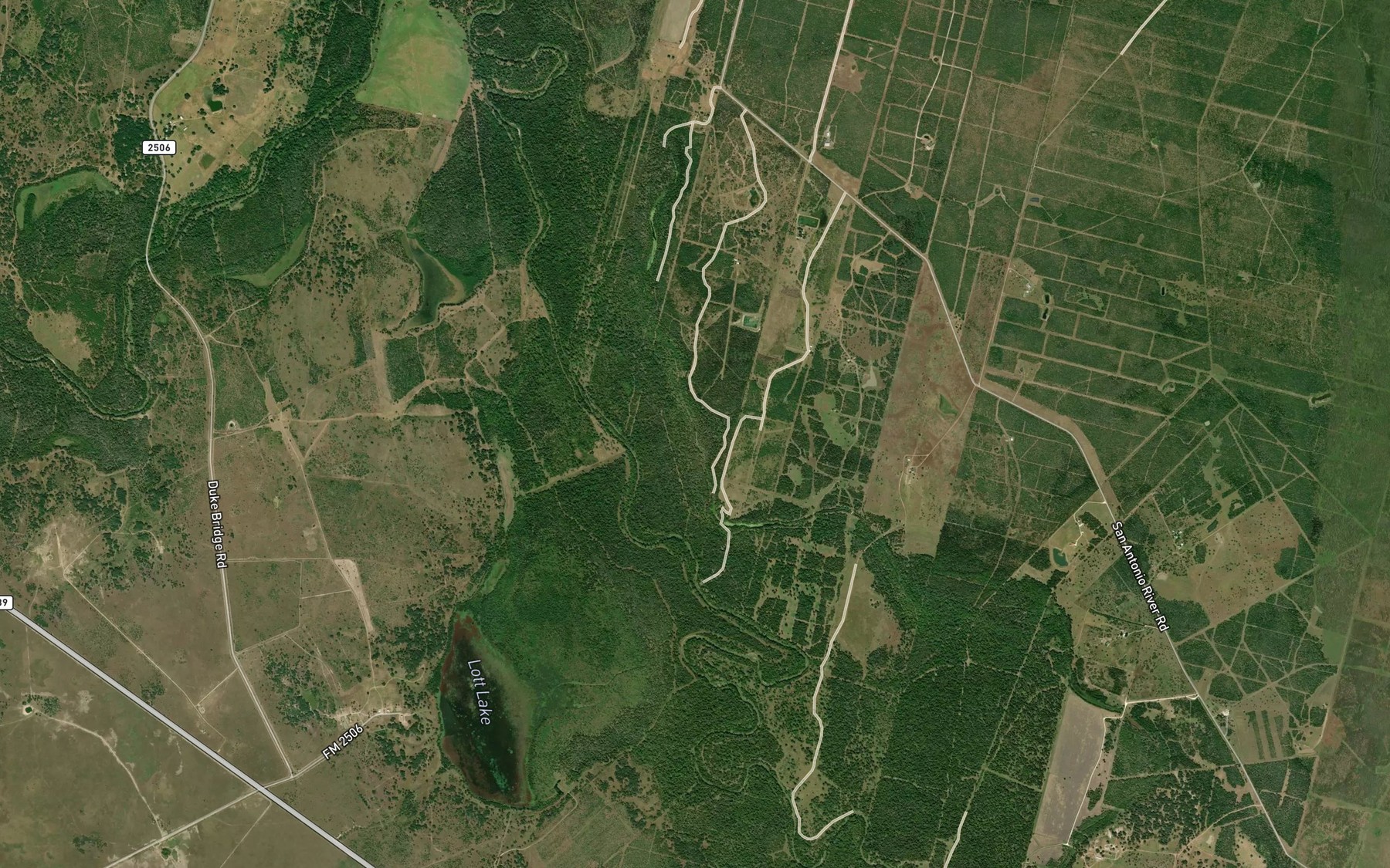Satellite map of the Summers Lake