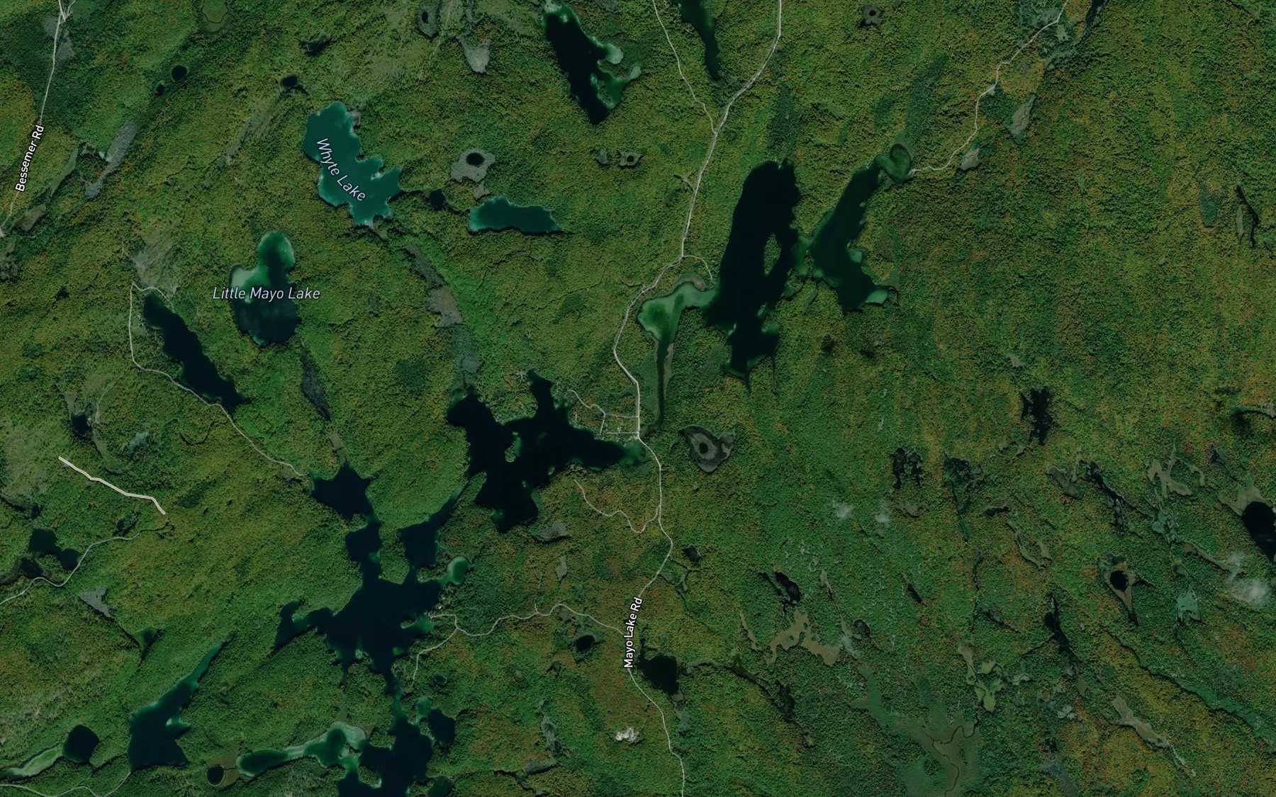 Satellite map of the Dry Narrows