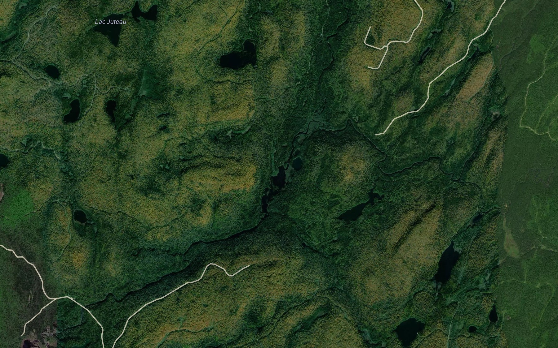 Satellite map of the Ruisseau Delahaye
