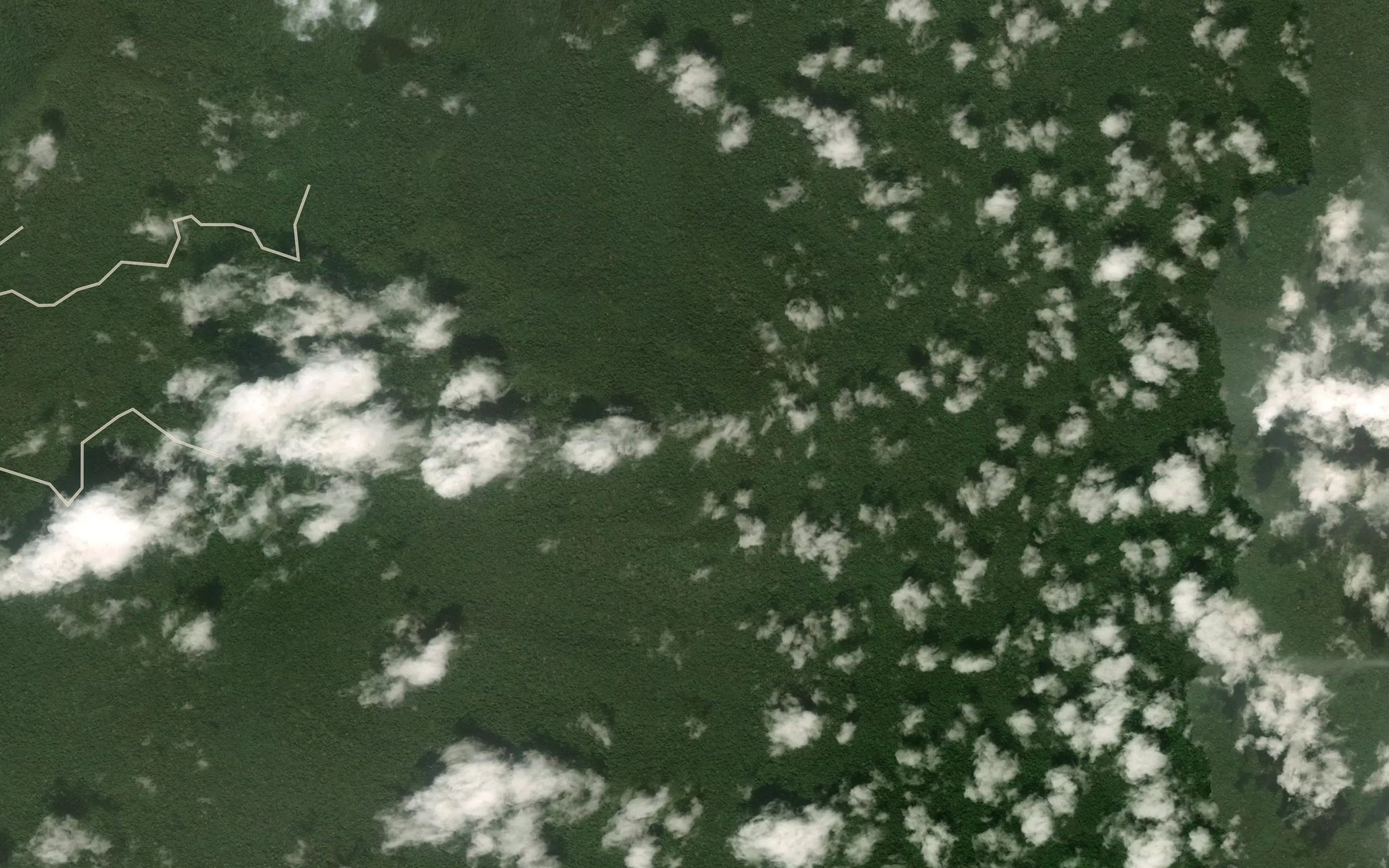 Satellite map of the Mbekombo