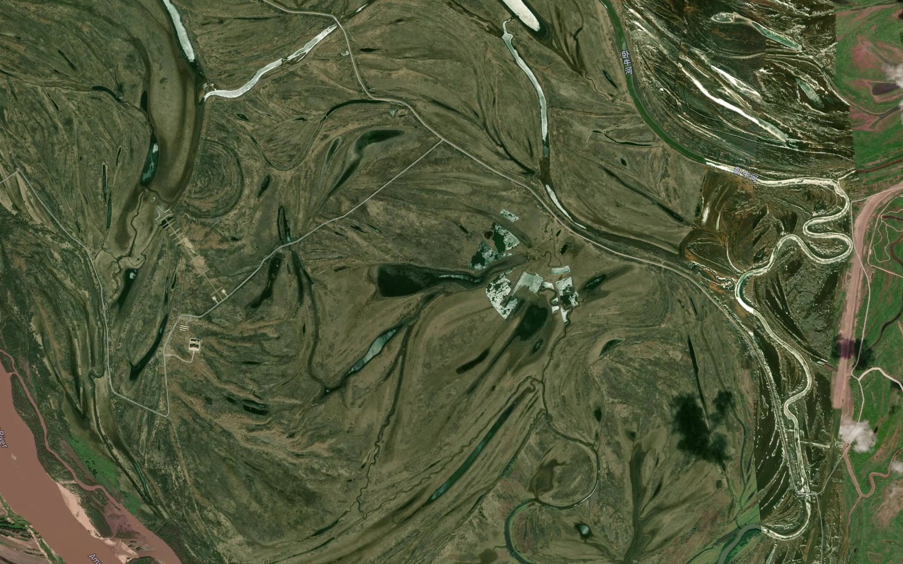 Satellite map of the Ozero Bol'shoye