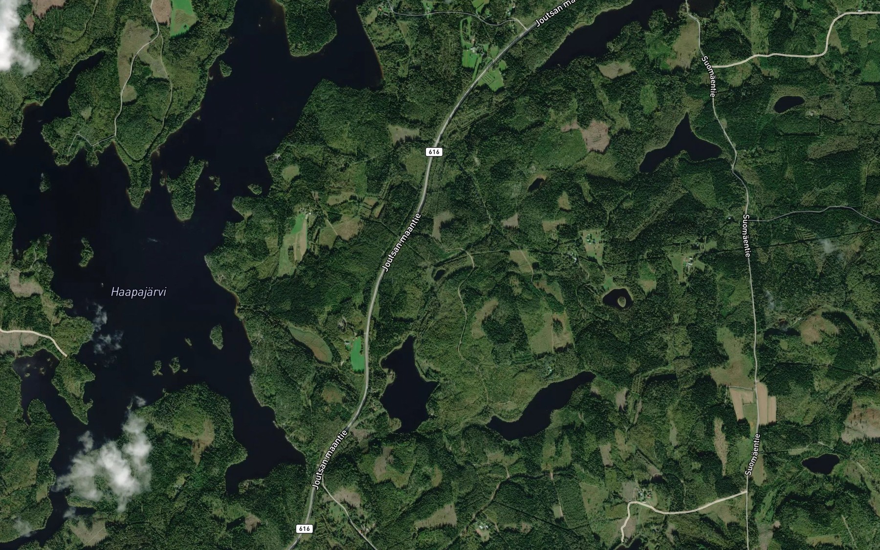 Satellite map of the Paskolampi