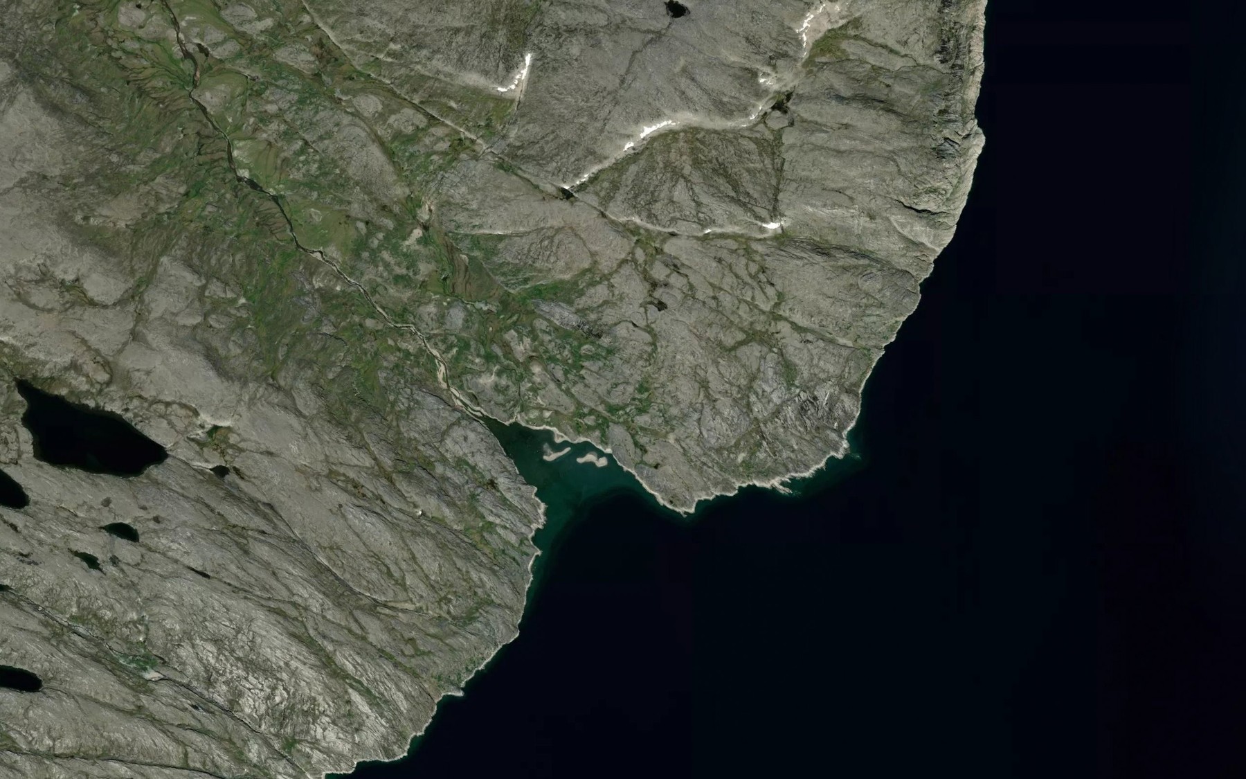 Satellite map of the Riviere Paussiaq