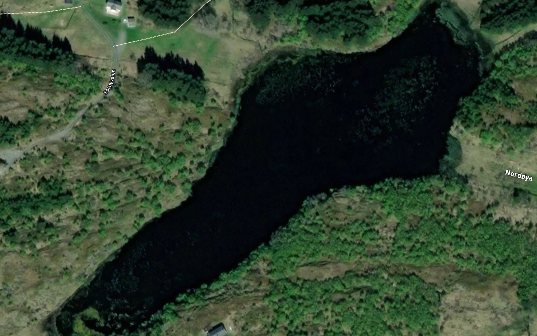 Satellite map of the Nordoyvatnet